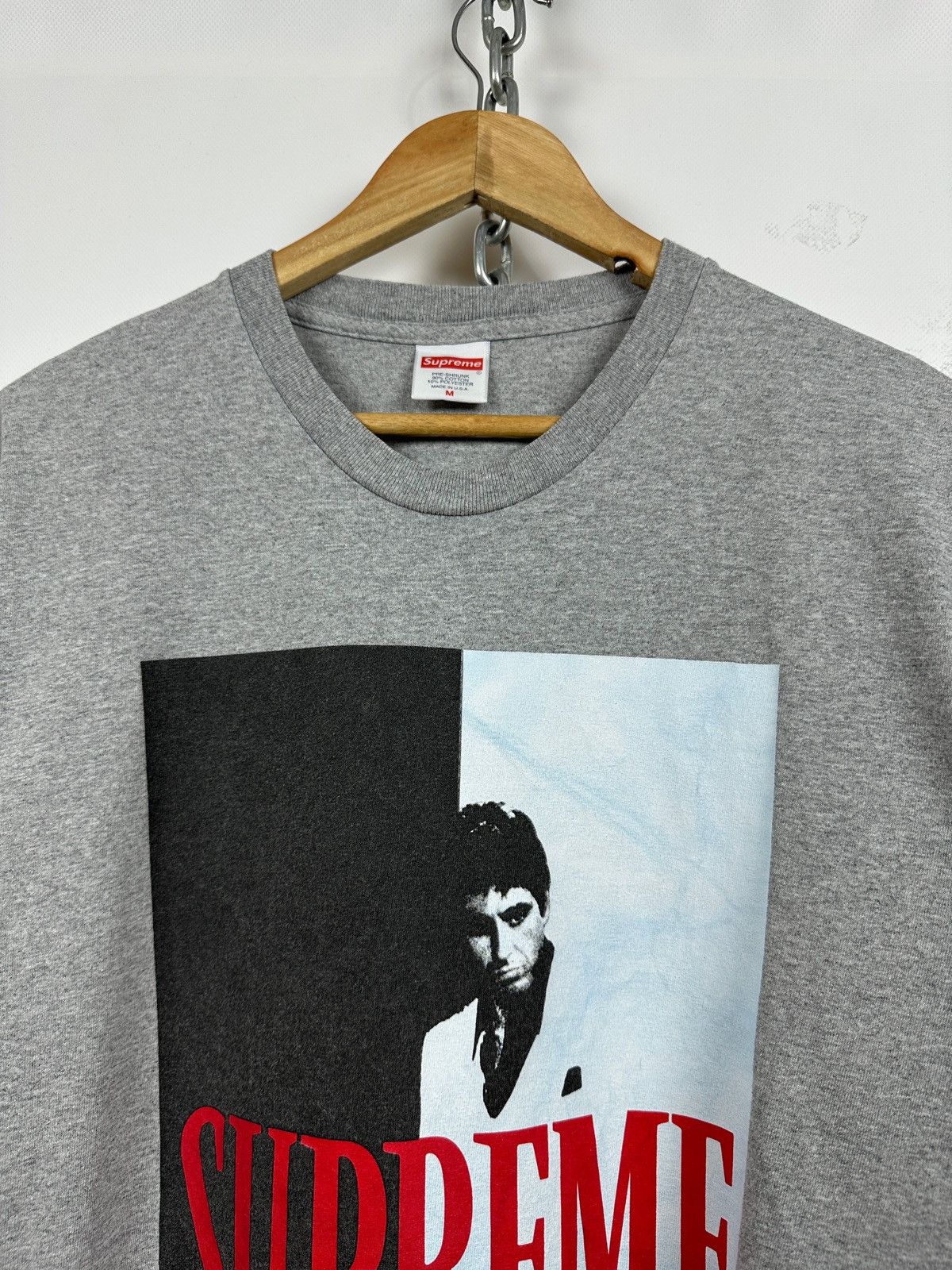 Supreme Supreme Scarface Grey T-Shirt Size US M / EU 48-50 / 2 - 7 Thumbnail