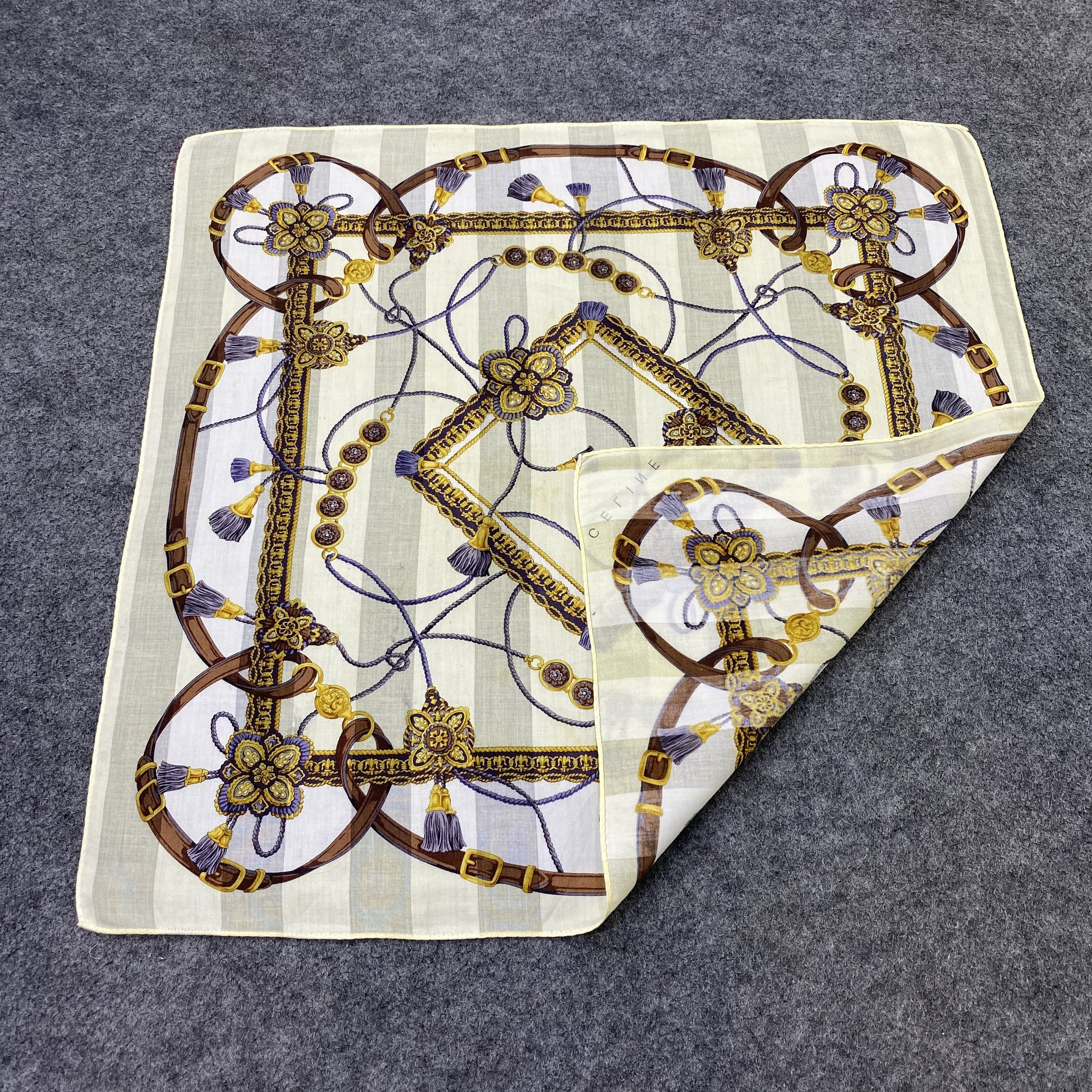 Celine Celine Handkerchief / Bandana / Neckerchief-B2084 Size ONE SIZE - 5 Thumbnail