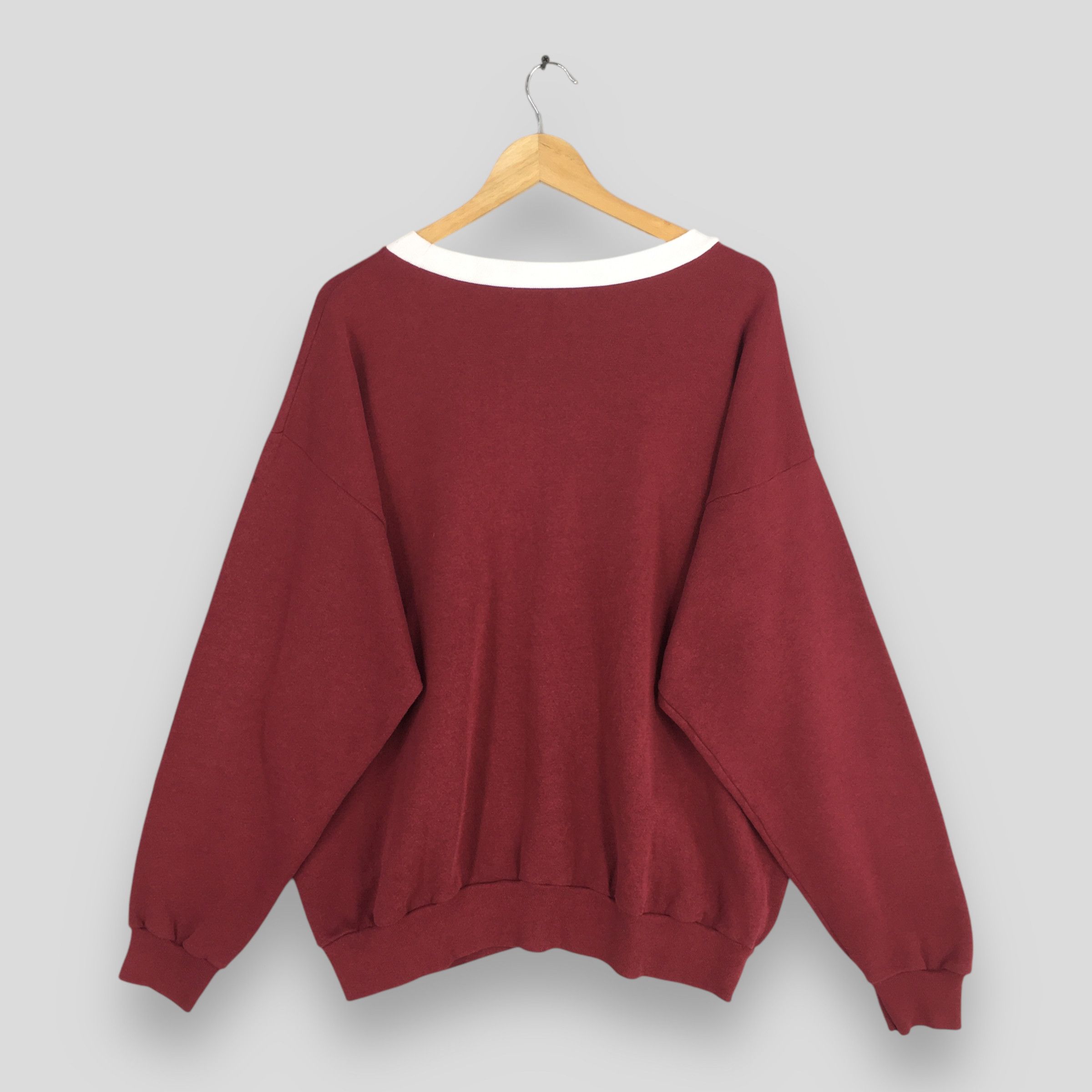 Habitat Vintage Deer Animal White-Tailed Red Sweatshirt 2XLarge Size US XXL / EU 58 / 5 - 6 Thumbnail