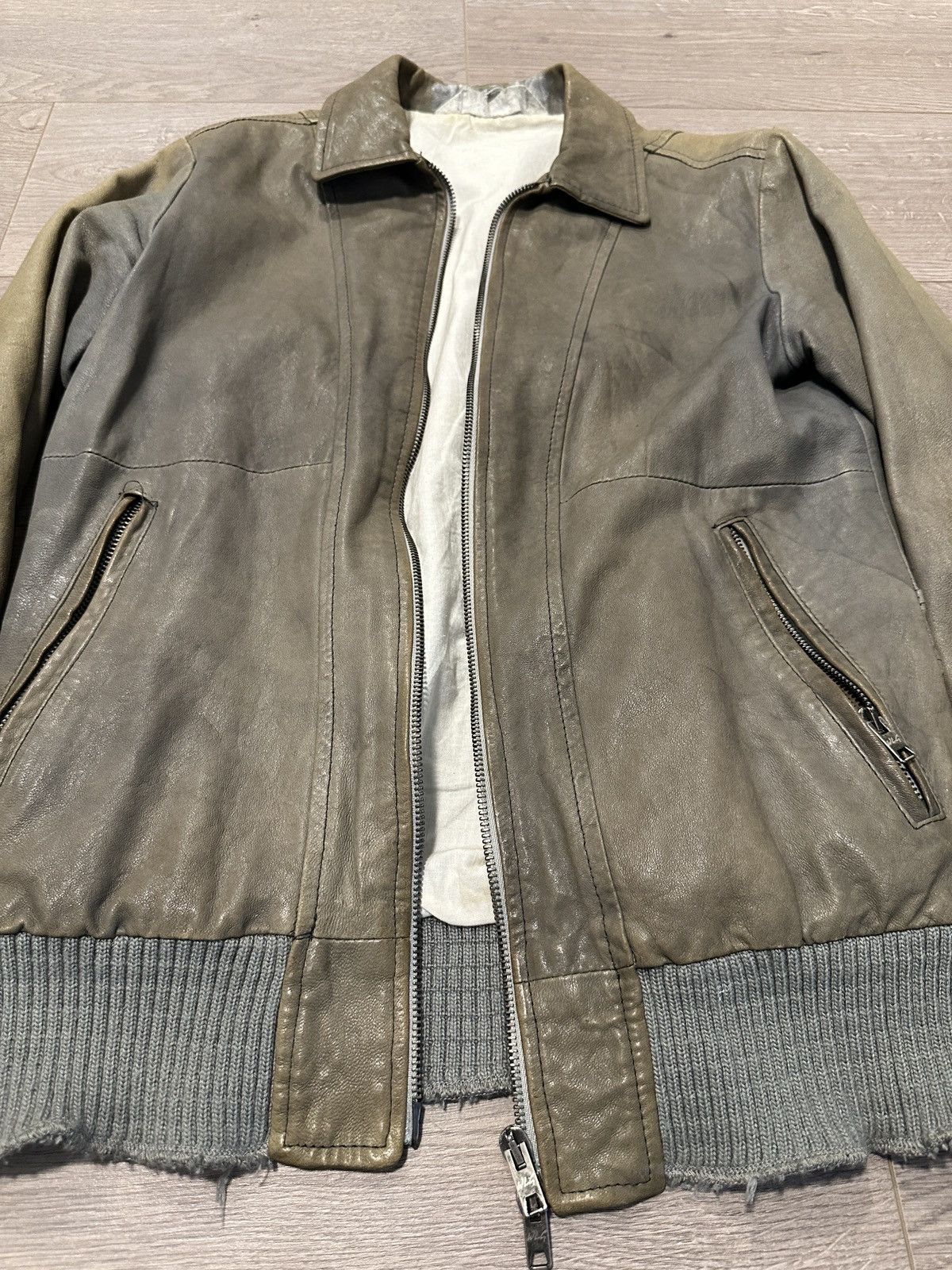 Giorgio Brato Giorgio Brato Calf Leather Jacket Size US M / EU 48-50 / 2 - 6 Thumbnail