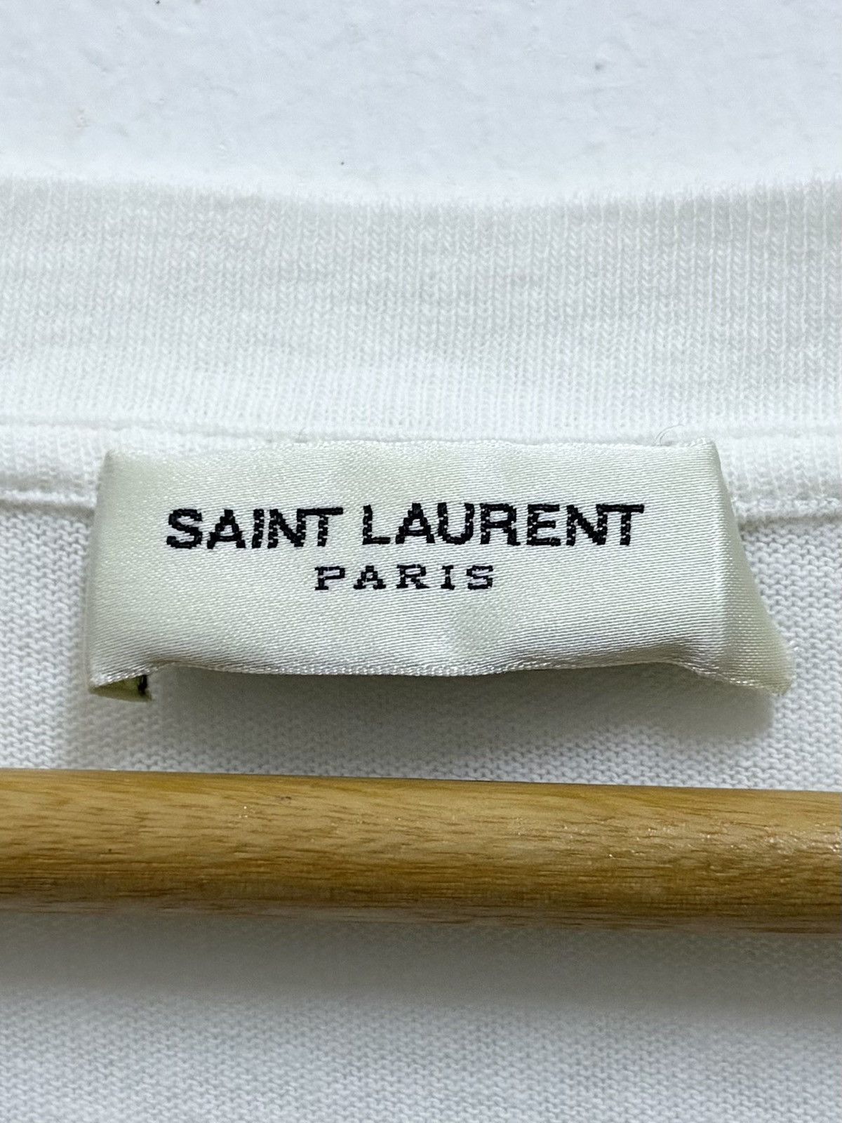 Saint Laurent Paris Saint Laurent Paris - Universite' Destroyed Reissues T-Shirt Size US L / EU 52-54 / 3 - 8 Thumbnail