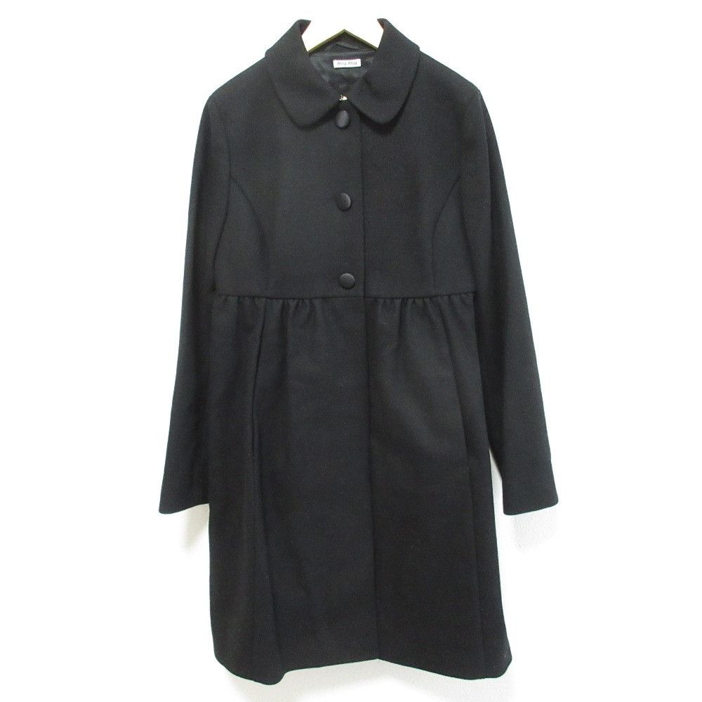 Miu Miu Miu Miu Miu Miu Wool Coat Cotton Outerwear MS668 DUTY FREE for USA Size ONE SIZE - 1 Thumbnail