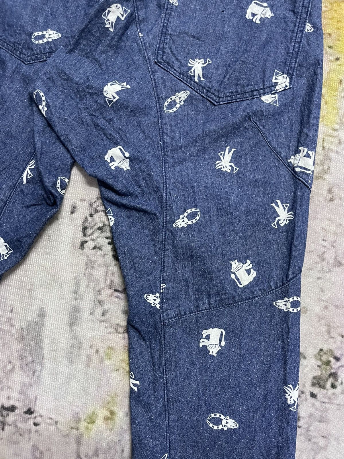 Issey Miyake × Japanese Brand × Ne-Net Ne-net By Issey Miyake Jeans Printed Size US 30 / EU 46 - 13 Thumbnail