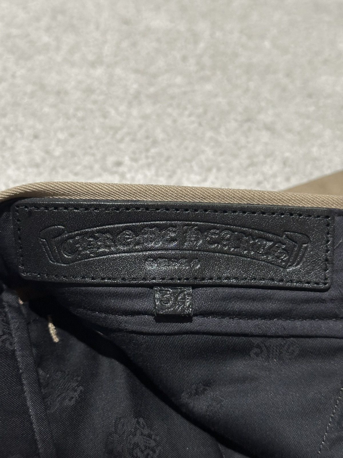 Chrome Hearts Chrome Hearts Tan Black Checkered Cross Patch Chinos Size US 34 / EU 50 - 8 Thumbnail