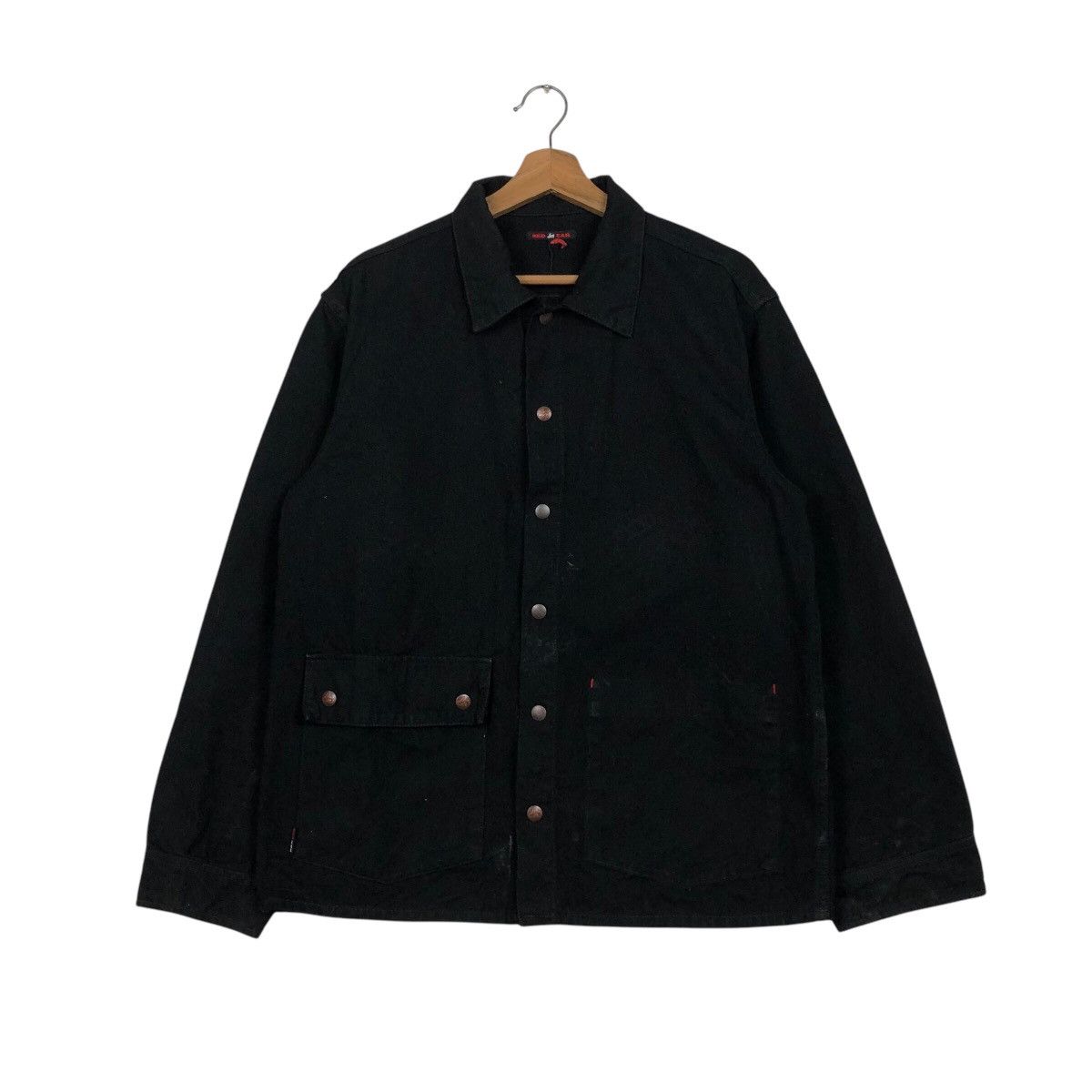 Japanese Brand 📌Vintage Chore Work Jacket Duck Canvas Red Ear Issey Miyake Size US M / EU 48-50 / 2 - 2 Thumbnail