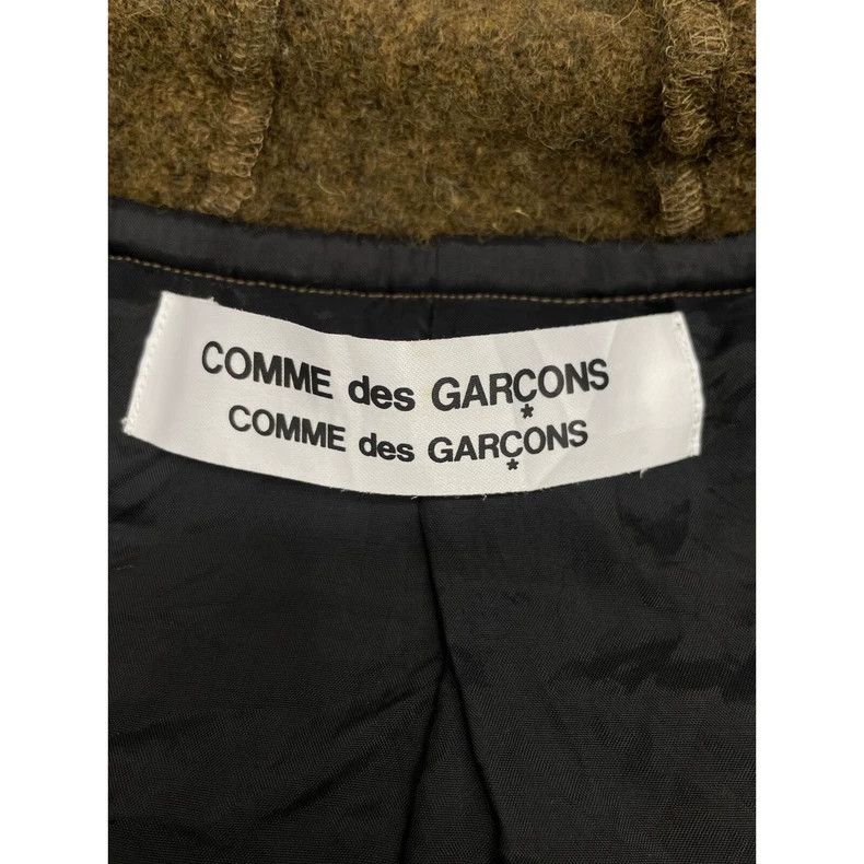 Comme des Garcons Comme des Garcons Moss green horn button wool coat Size M / US 6-8 / IT 42-44 - 4 Thumbnail