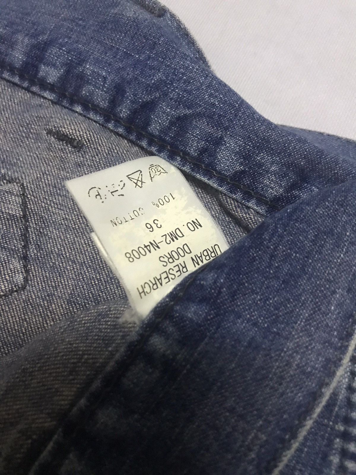 URBAN RESEARCH DOORS Urban Research Door - Baker Jeans Buckle Back Wide Leg Jeans Size US 32 / EU 48 - 6 Thumbnail