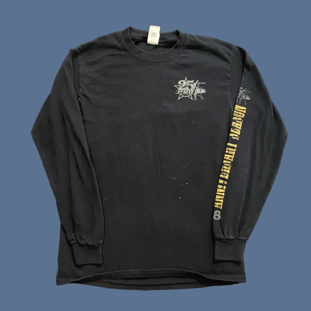 Gildan PBR 25th Anniversary Long Sleeve T Shirt Cowboy Small Nike Size US S / EU 44-46 / 1 - 1 Thumbnail