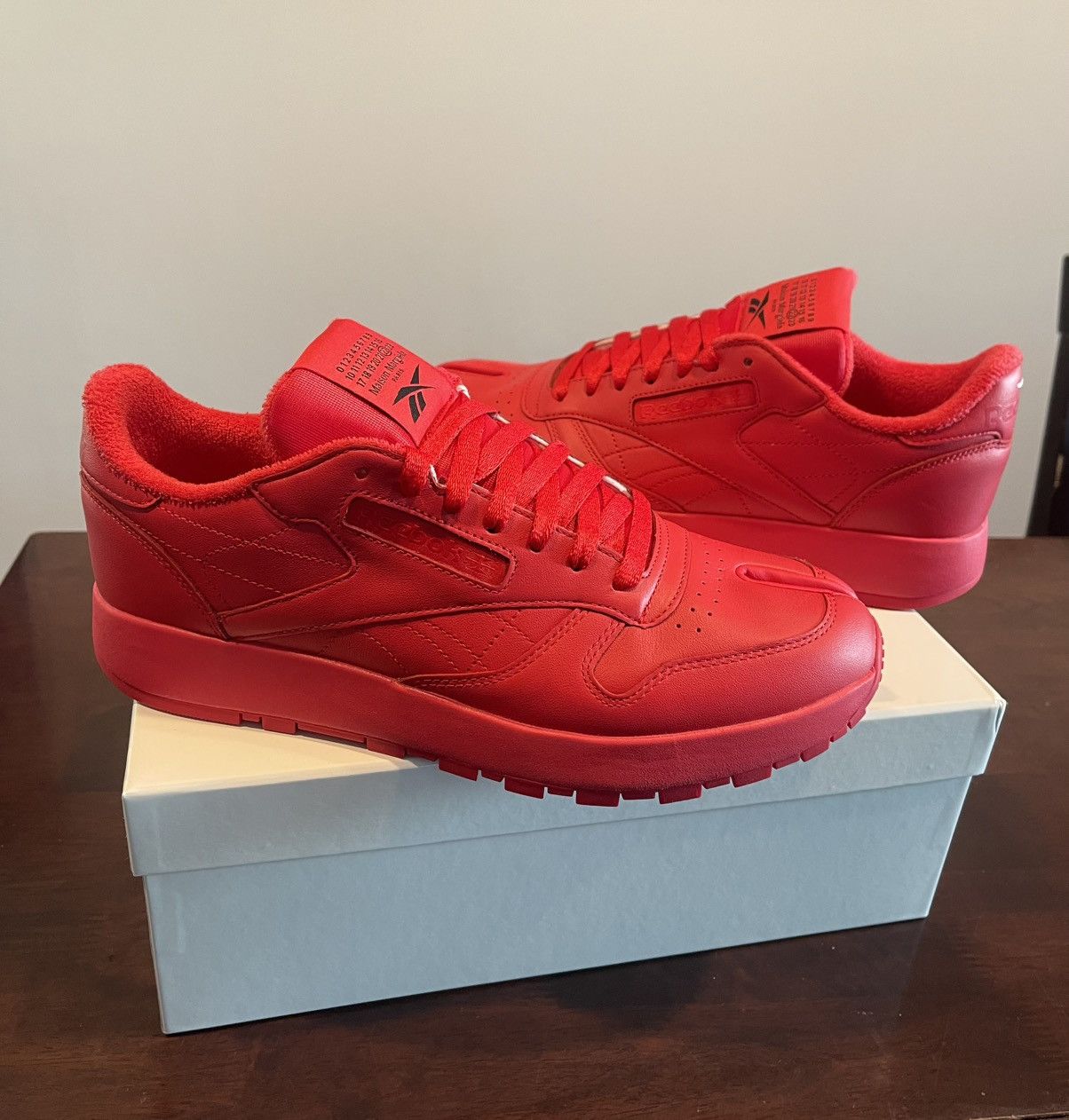マルジェラ × reebok 22aw PROJECT 0 CR 24.0 REEBOK X MAISON MARGIELA PROJECT 0 CC TL - GREY/ WHITE