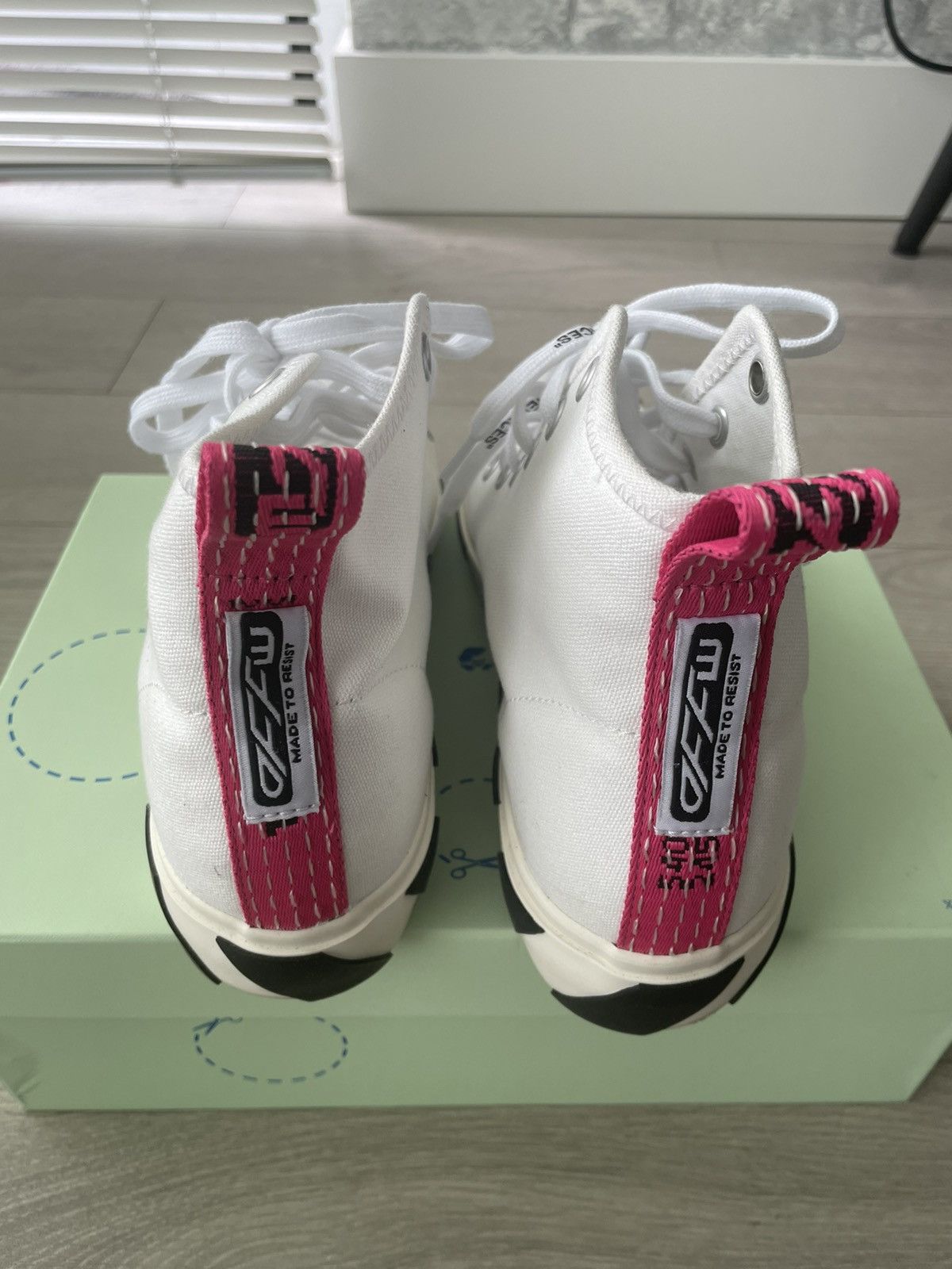 Off-White Off-White Mid-Top Vulcanized Size US 9.5 / EU 42-43 - 3 Thumbnail