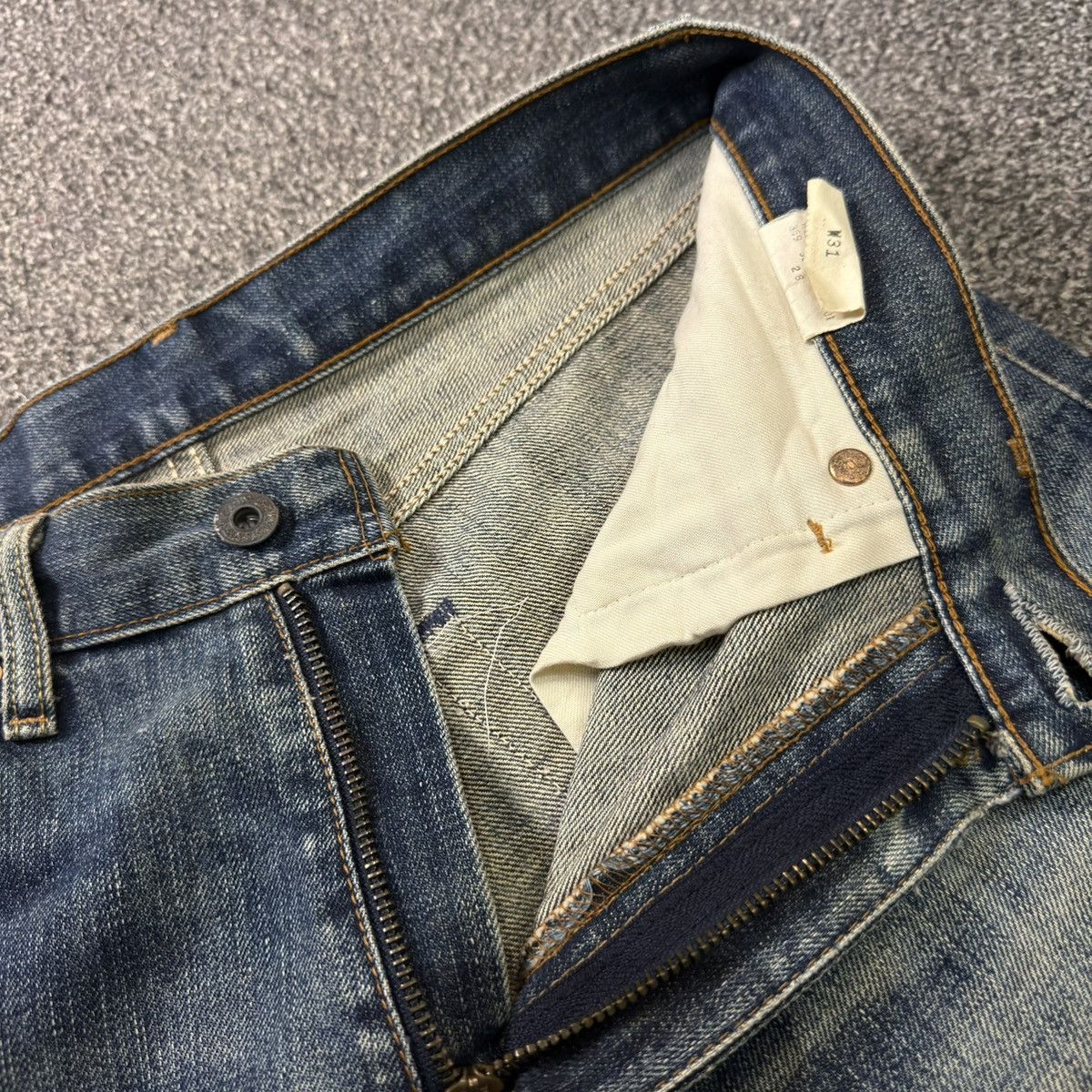Levi's Vintage Clothing Vintage Levis 502-03 Rusty Dirty Aging Distressed Denim Size US 31 - 14 Thumbnail