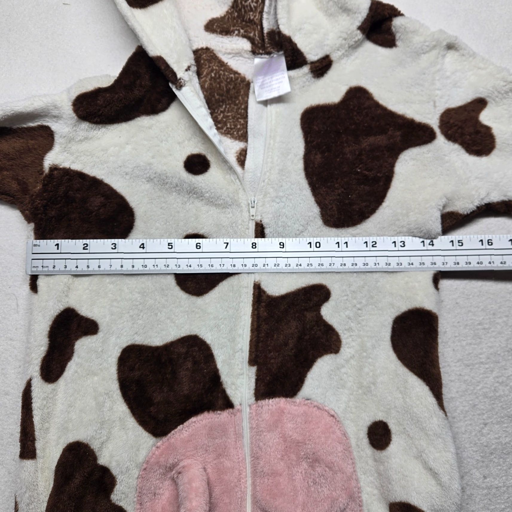 Vintage Secret Treasures Cow Sleepwear One Piece Pajamas Adult Women's XS Size ONE SIZE - 3 Thumbnail
