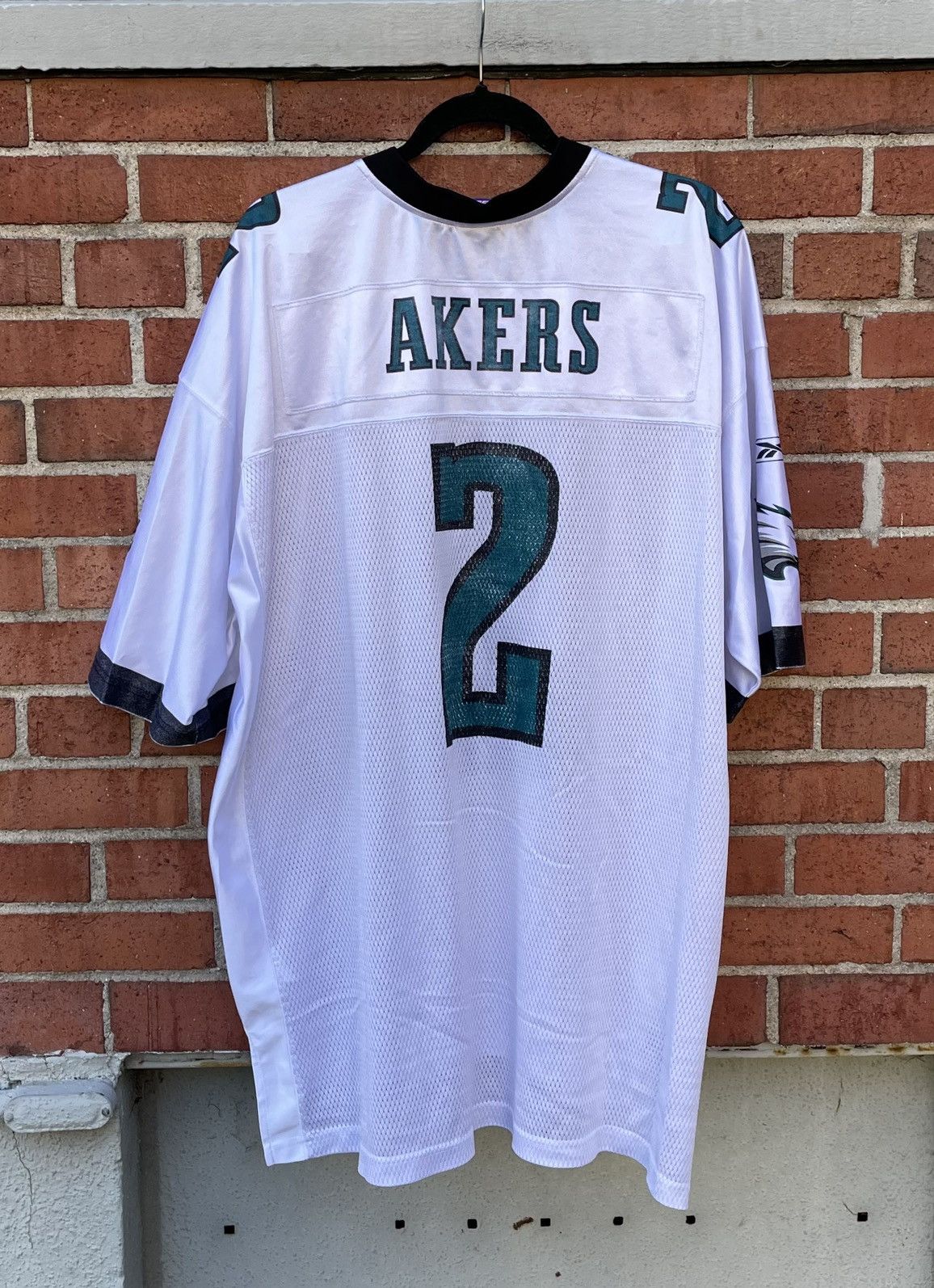 Reebok Rare Vtg Reebok DAVID AKERS #2 Eagles Jersey Size US XXL / EU 58 / 5 - 9 Thumbnail