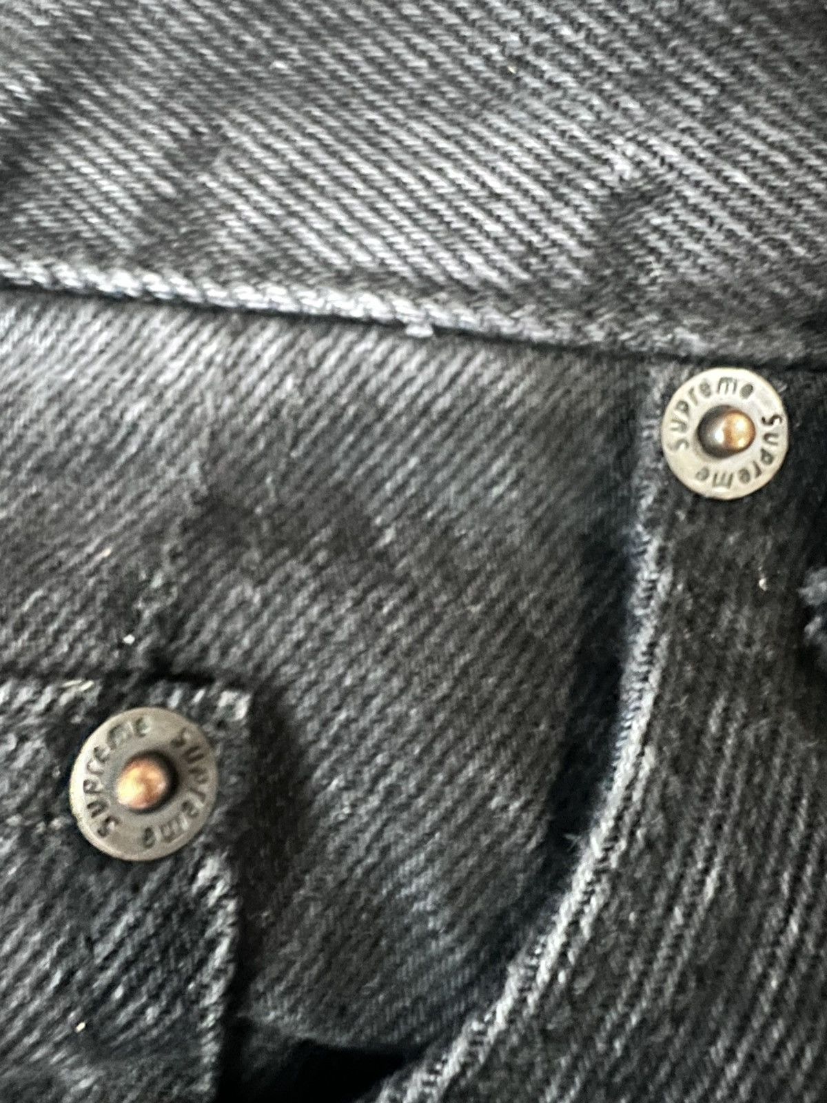 Supreme 2024 supreme baggy jeans ‘black’ Size US 32 / EU 48 - 7 Thumbnail