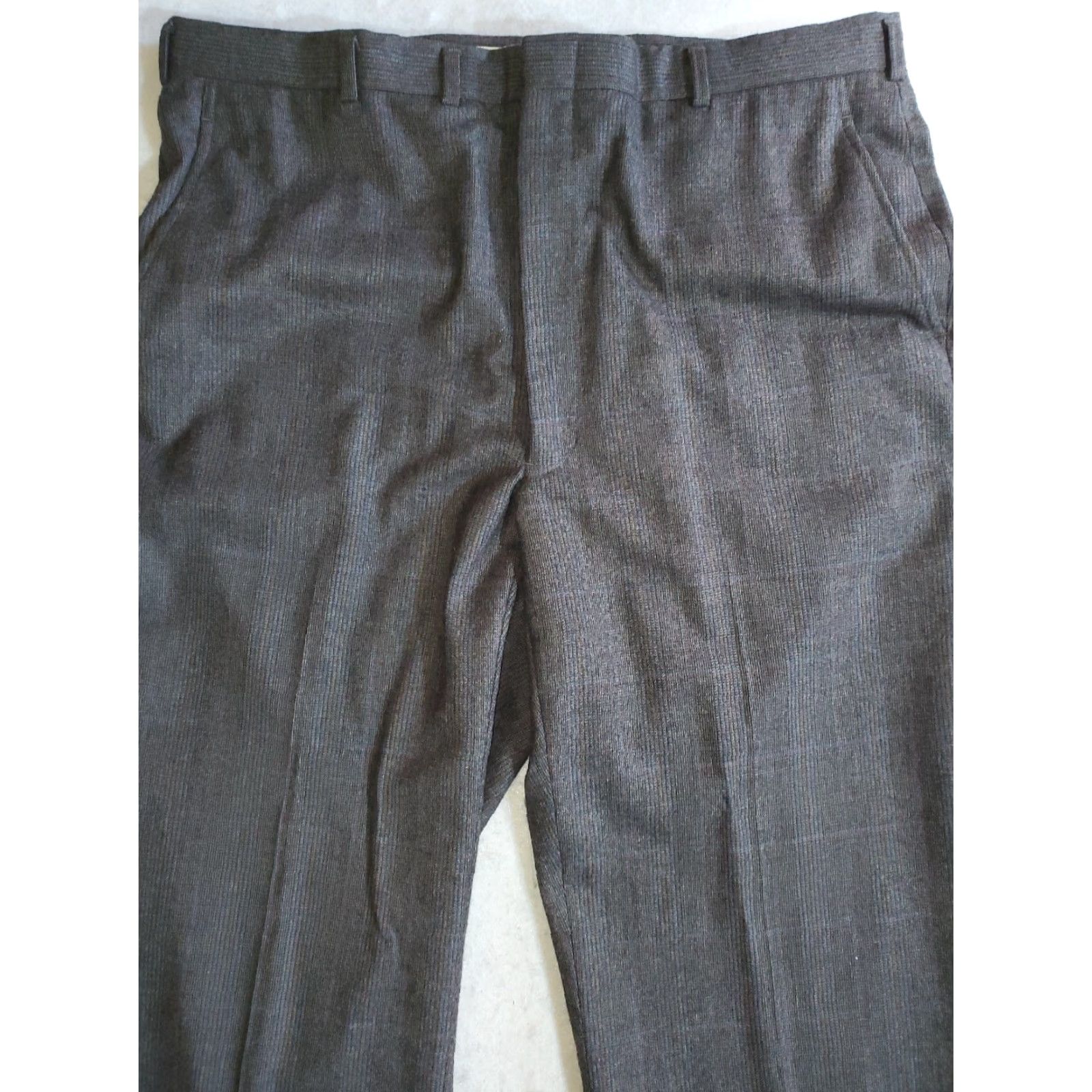 Vintage VINTAGE Austin Reed Signature 2 Piece Suit Mens Sz 42R 36x32 Pleated Gray Check Wool 2 Piece Blazer Classic Suit Mens Size 42R - 4 Thumbnail
