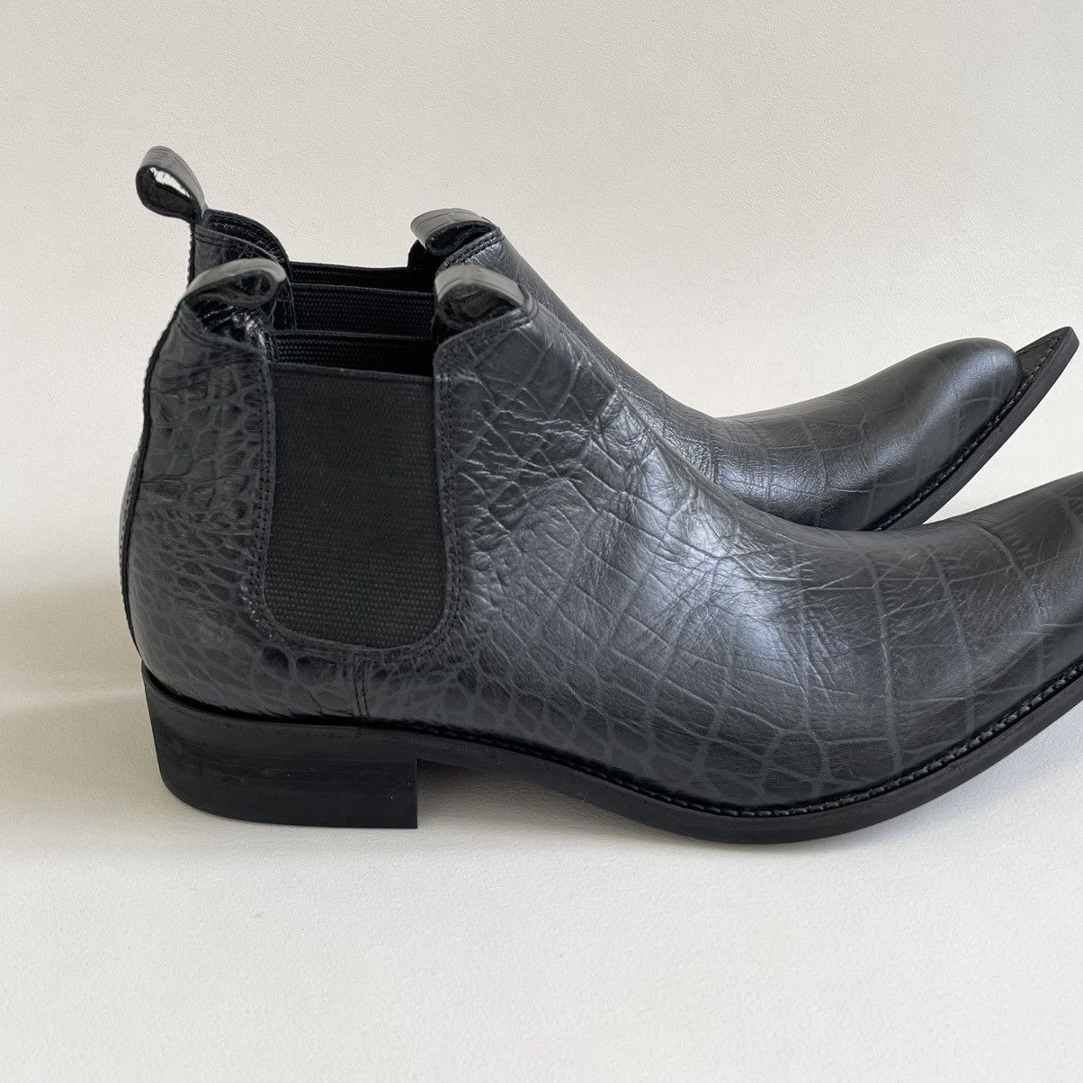 Comme des Garcons S/S 15 Extended Pointy Leather Boots Size US 8 / EU 41 - 13 Thumbnail
