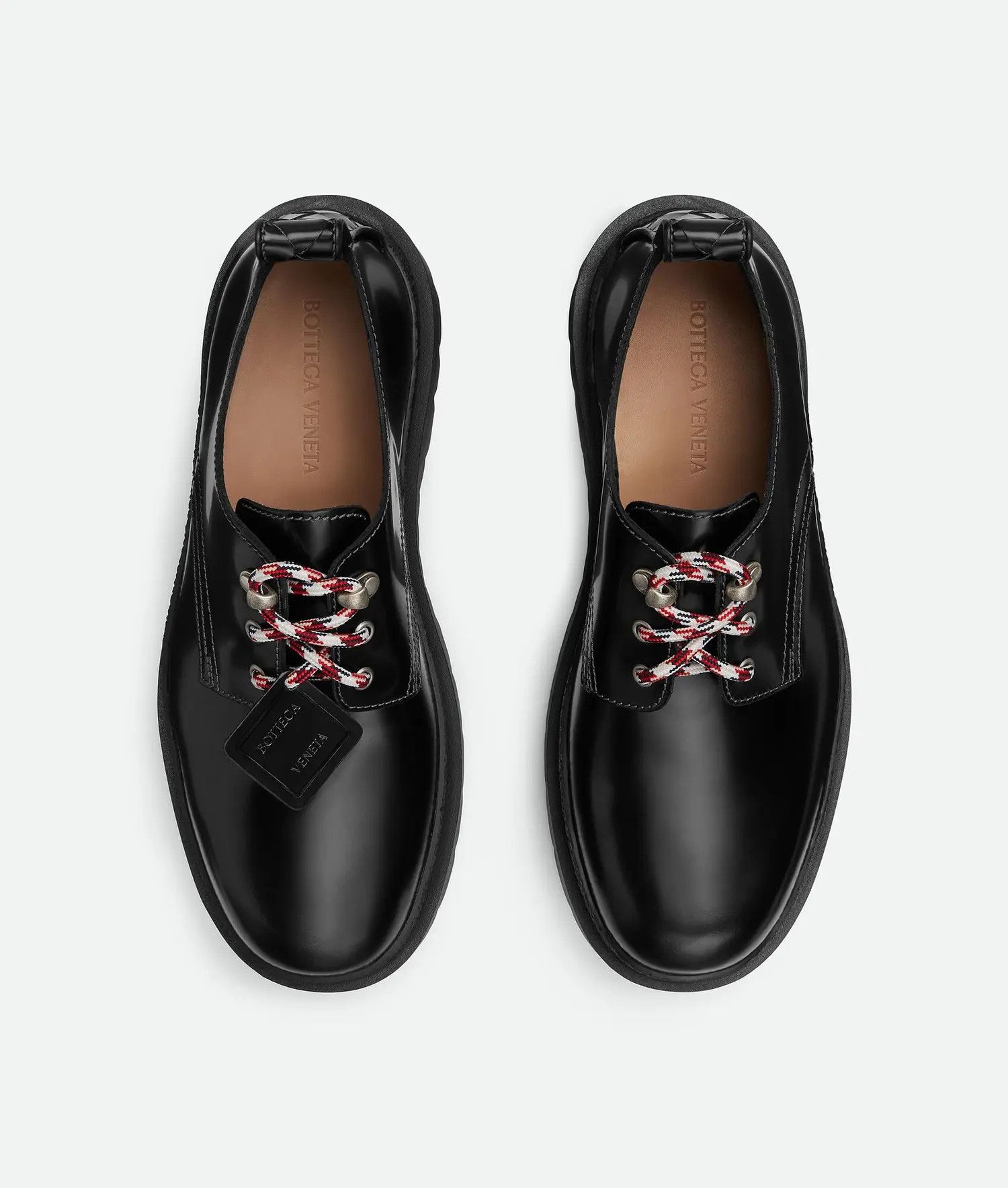 Bottega Veneta o1bcso1str0925 Highway Lace-Up Shoes in Black Size US 12 / EU 45 - 2 Thumbnail