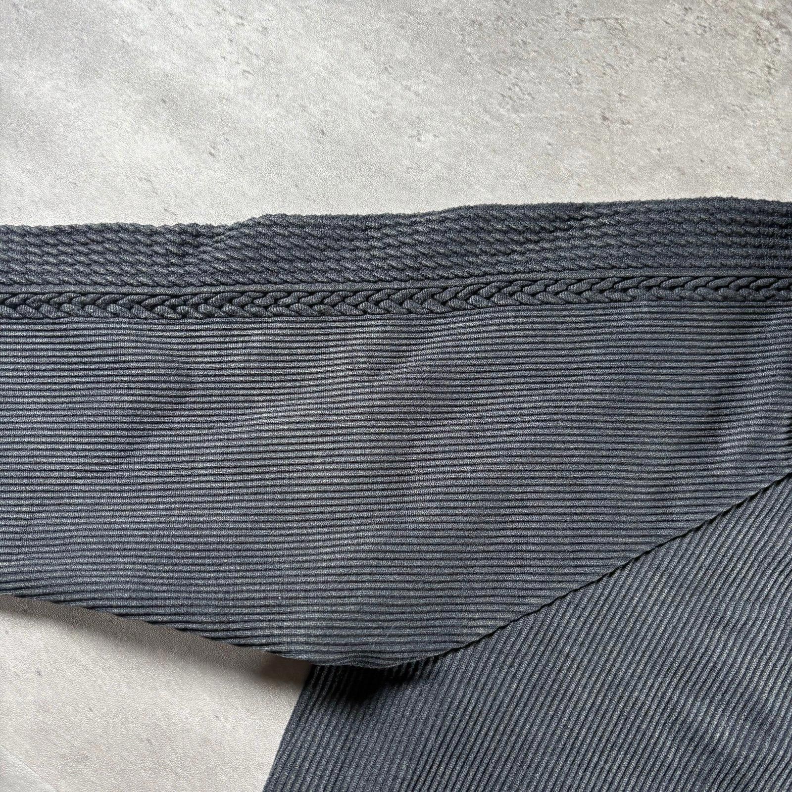 Other Black Ribbed Long Sleeve Crop Top Activewear Size S / US 4 / IT 40 - 5 Thumbnail