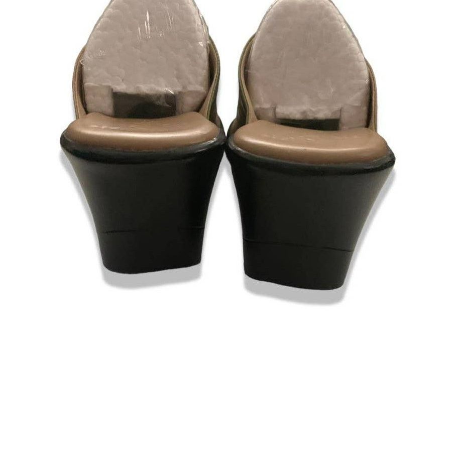 Clarks Vintage Clarks Lee Leather Slip-On Clog Mule Wedge Slide 6.5 Size US 6.5 / IT 36.5 - 8 Thumbnail