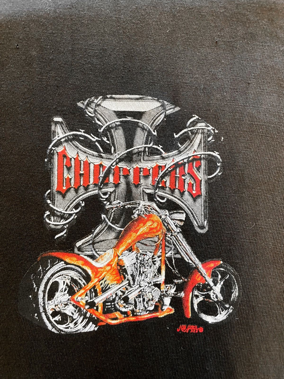 Vintage Profanity Biker Tee Size US XL / EU 56 / 4 - 2 Thumbnail