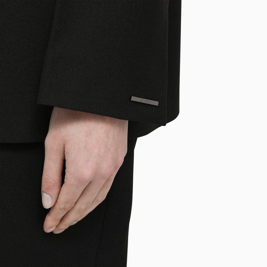 Calvin Klein o1d2blof0824 Single-Breasted Jacket in Black Size XS / US 0-2 / IT 36-38 - 4 Thumbnail