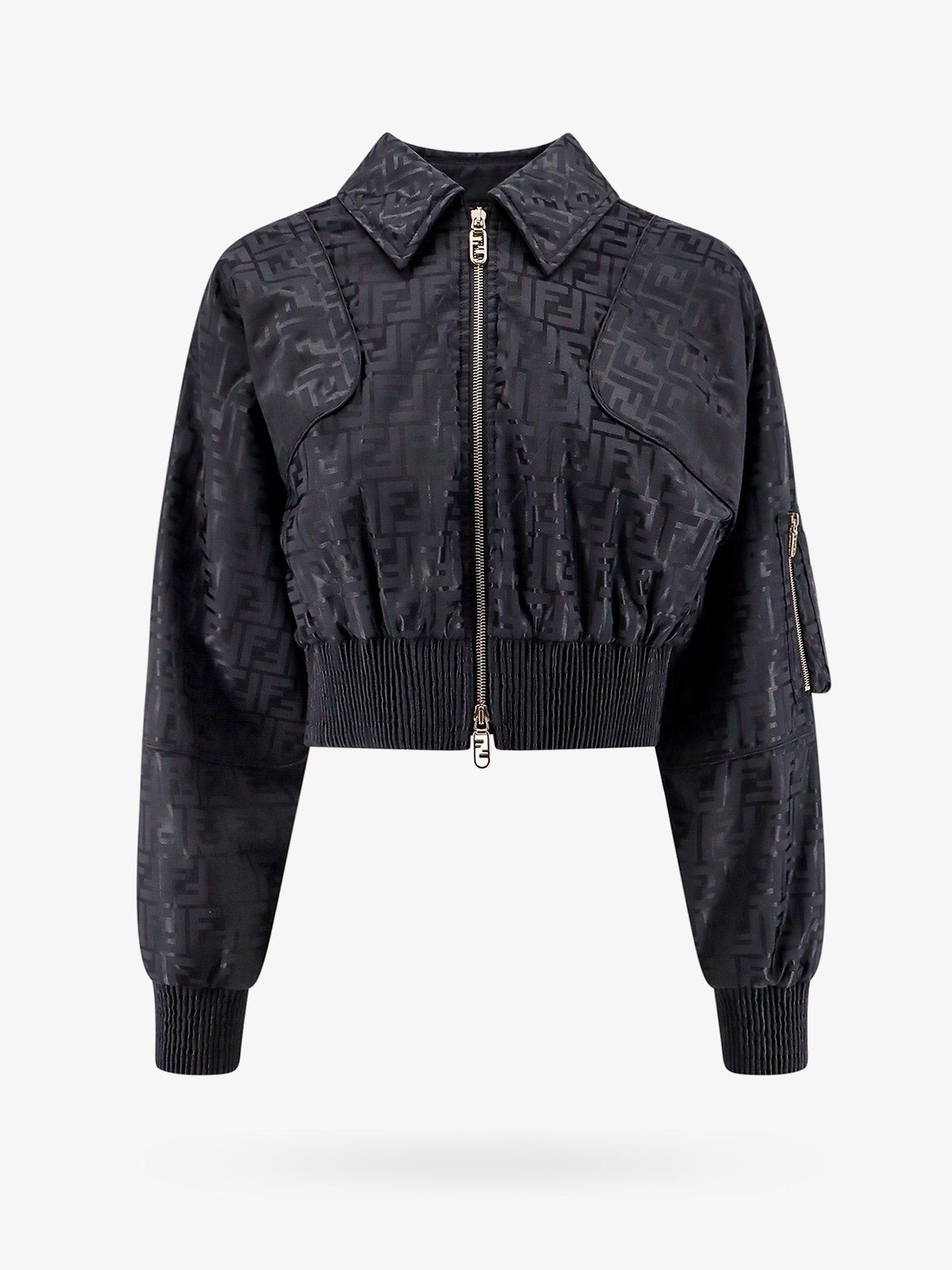 image of Fendi Jacket Woman Black Jackets, Women's (Size Small)