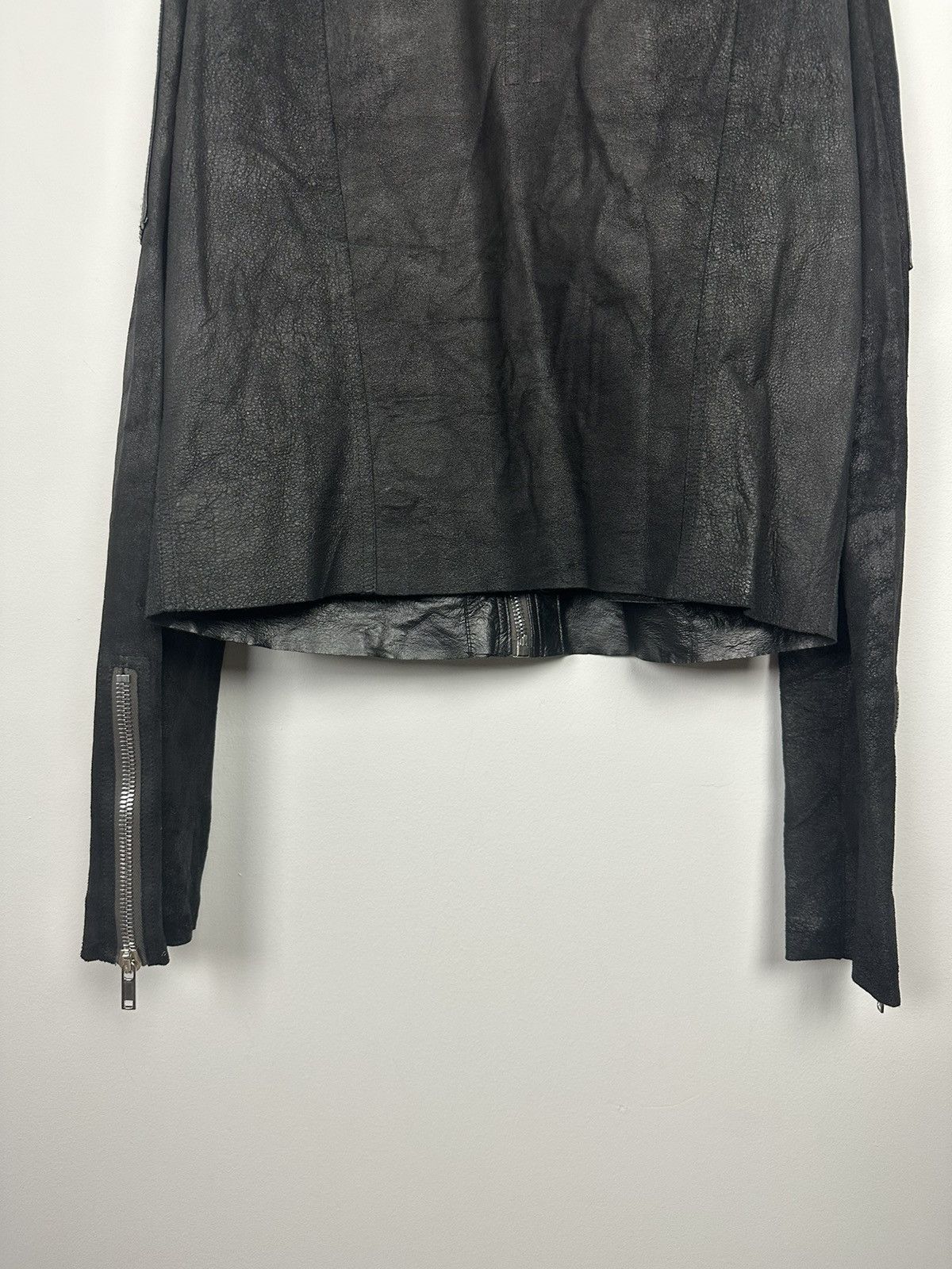 Rick Owens SS21 ‘PHLEGETHON’ Performa Shoulder Cropped Klaus Jacket Size US M / EU 48-50 / 2 - 8 Thumbnail