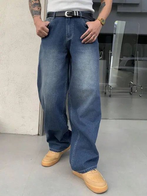 Japanese Brand Kinuka x Riho Baggy Spider DIstressed Jeans Street Size US 32 / EU 48 - 1 Thumbnail
