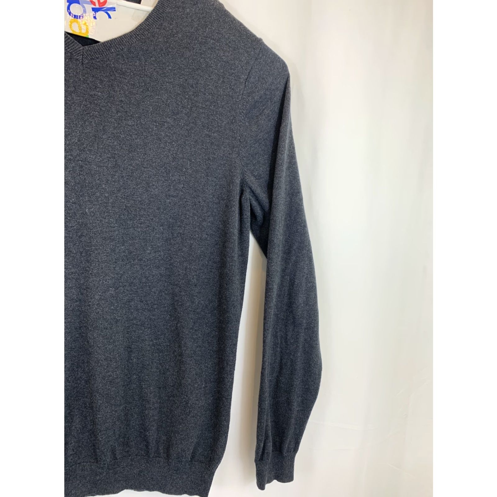 Vintage VINTAGE Wallin Bros Mens XXL Gray V-Neck Cashmere Cotton Pullover Sweater Size US XXL / EU 58 / 5 - 4 Thumbnail