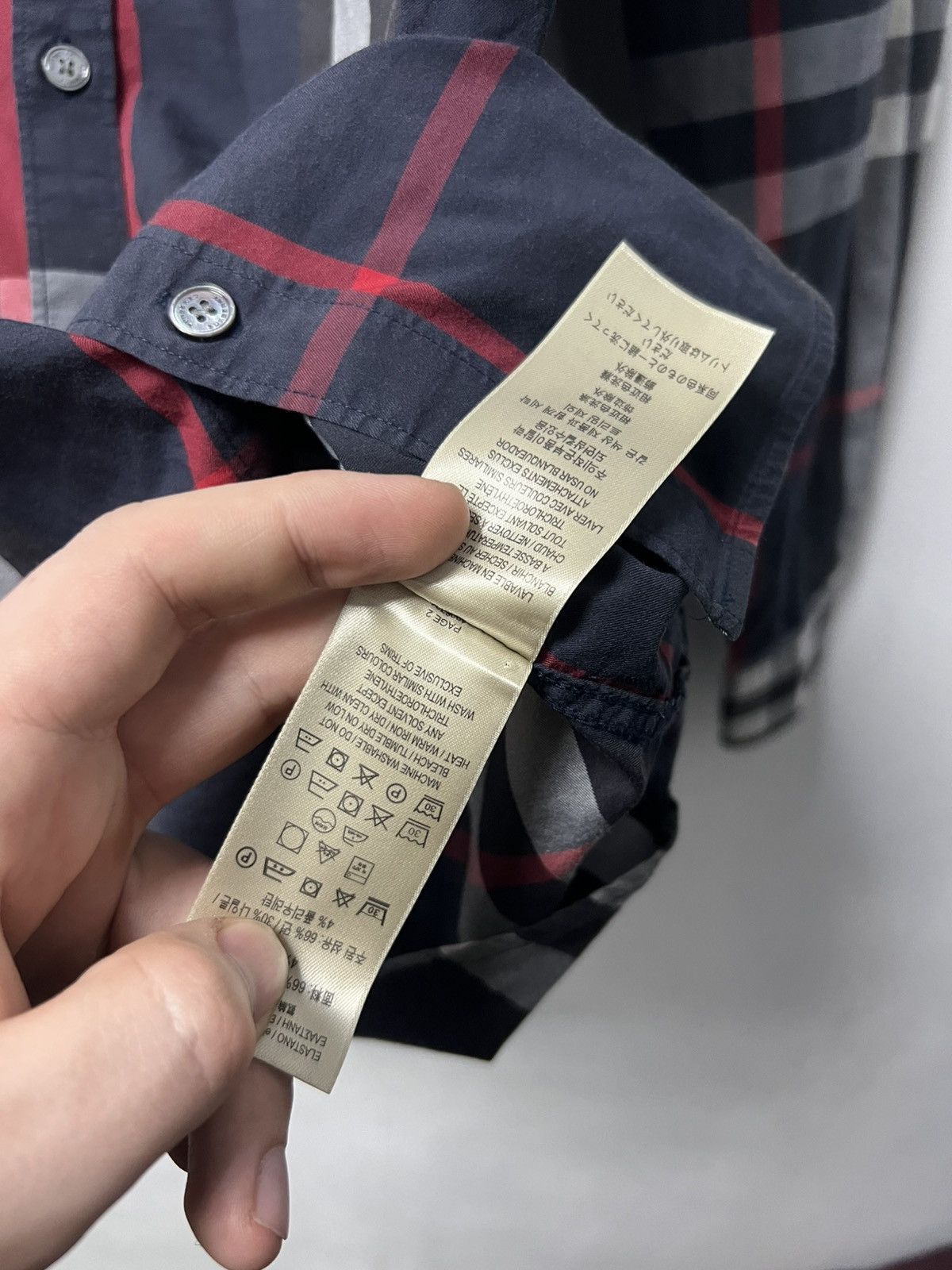 Burberry Burberry Shirt Longsleeve Luxury Size S Size US S / EU 44-46 / 1 - 11 Thumbnail