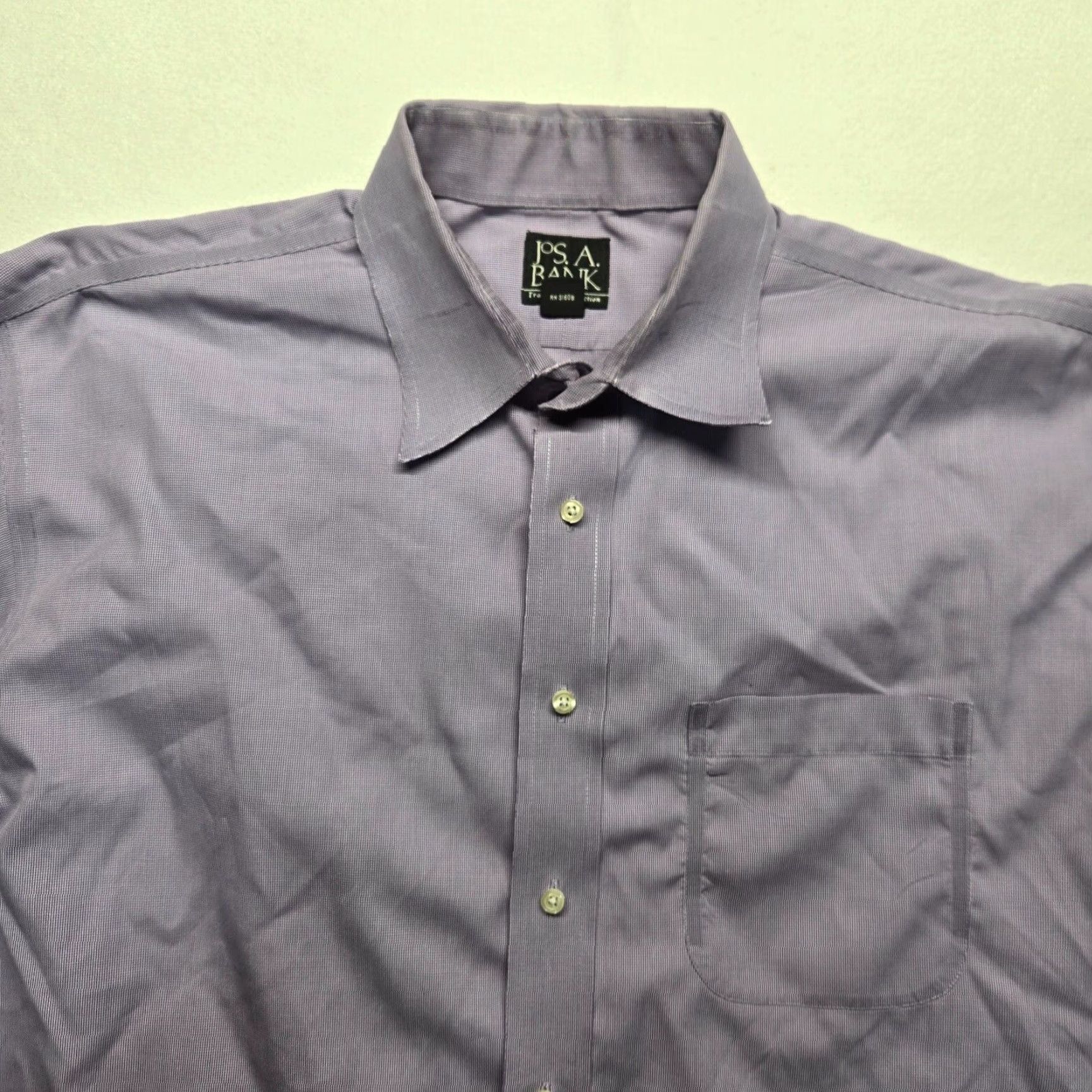 Jos. A. Bank VINTAGE Jos. A. Bank Shirt Men Purple Long Sleeve Button-Up 17 34 Regular Size 17 34 100% Cotton Purple Size US XL / EU 56 / 4 - 2 Thumbnail