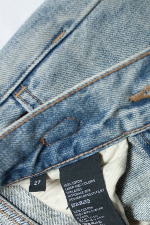 Celine Celine, Blue flared jeans with gold details Size 27" / US 4 / IT 40 - 6 Thumbnail