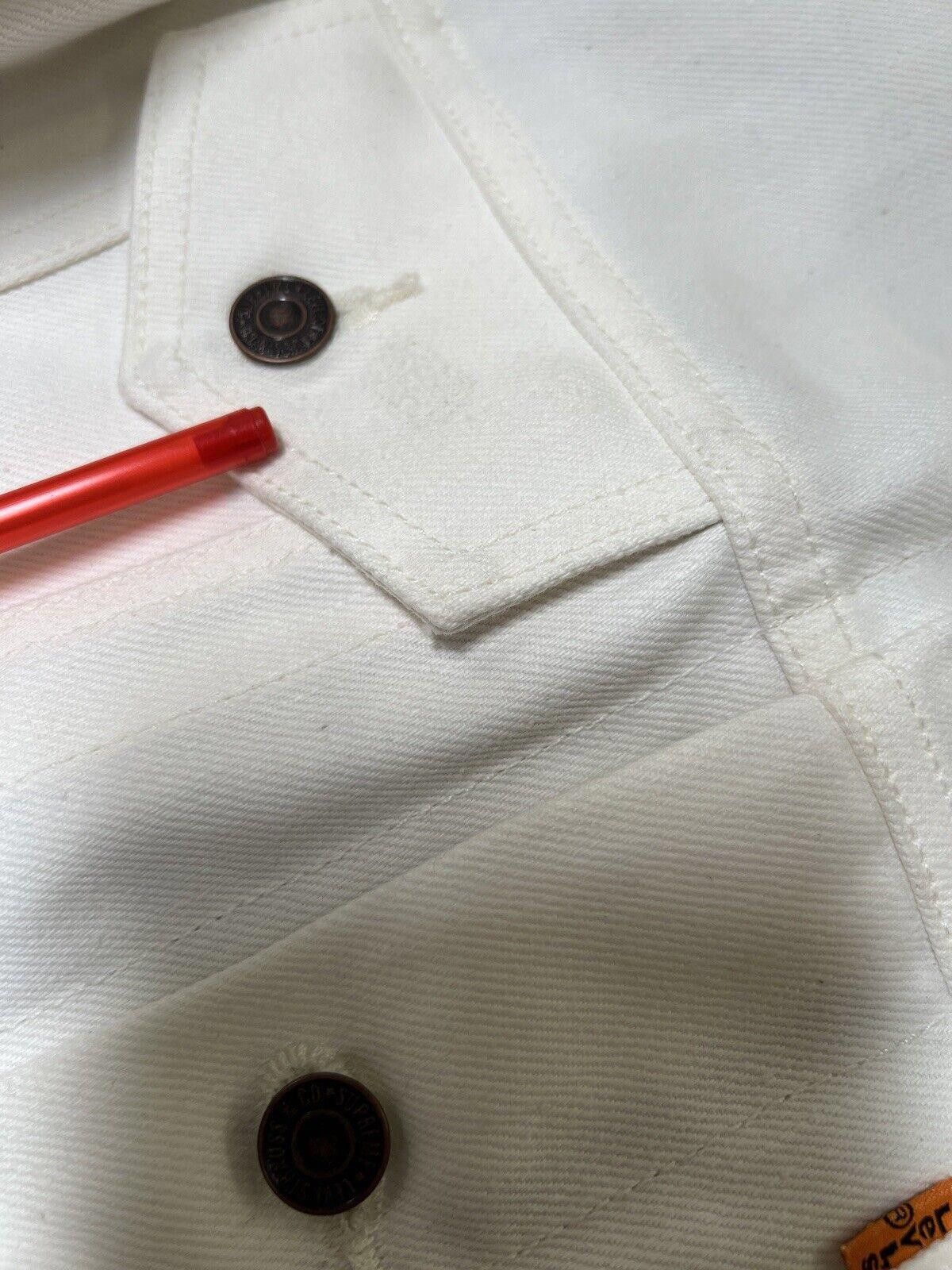 Supreme FW12 SUPREME LEVI'S DENIM LEOPARD JEAN JACKET WHITE Size US M / EU 48-50 / 2 - 6 Thumbnail