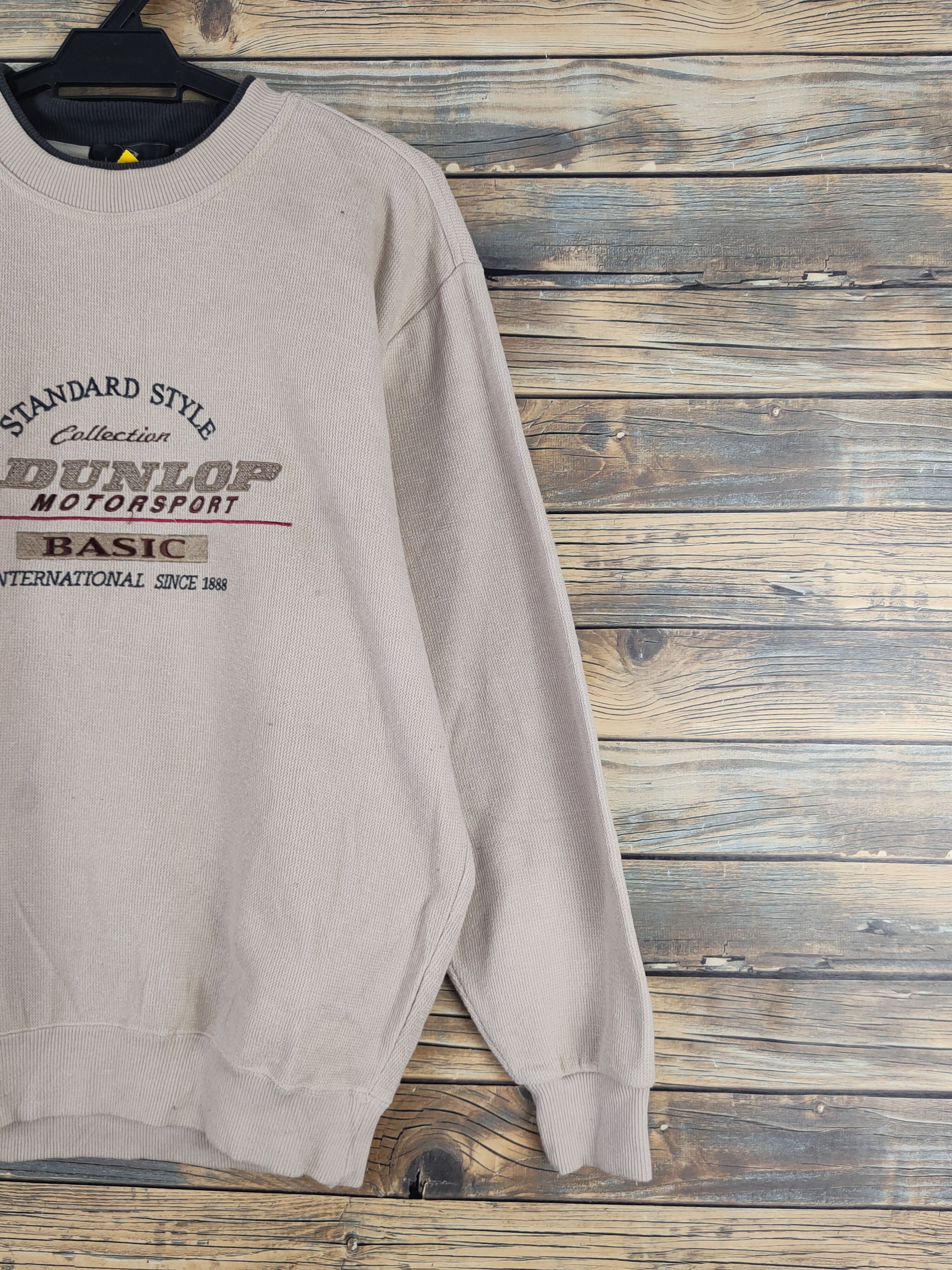 Dunlop Donlup Motorsport Brown Knitwear Sweatshirts #W2160 Size US M / EU 48-50 / 2 - 6 Thumbnail