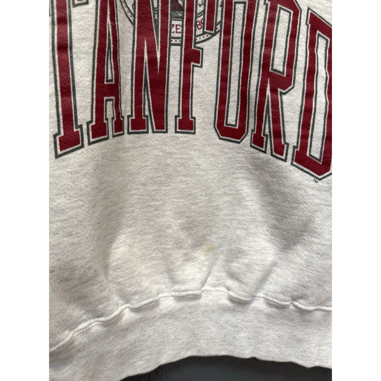 Russell Athletic VINTAGE Russell Athletic Stanford University Gray Sweatshirt L Mens 90s Pullover Size US L / EU 52-54 / 3 - 4 Thumbnail