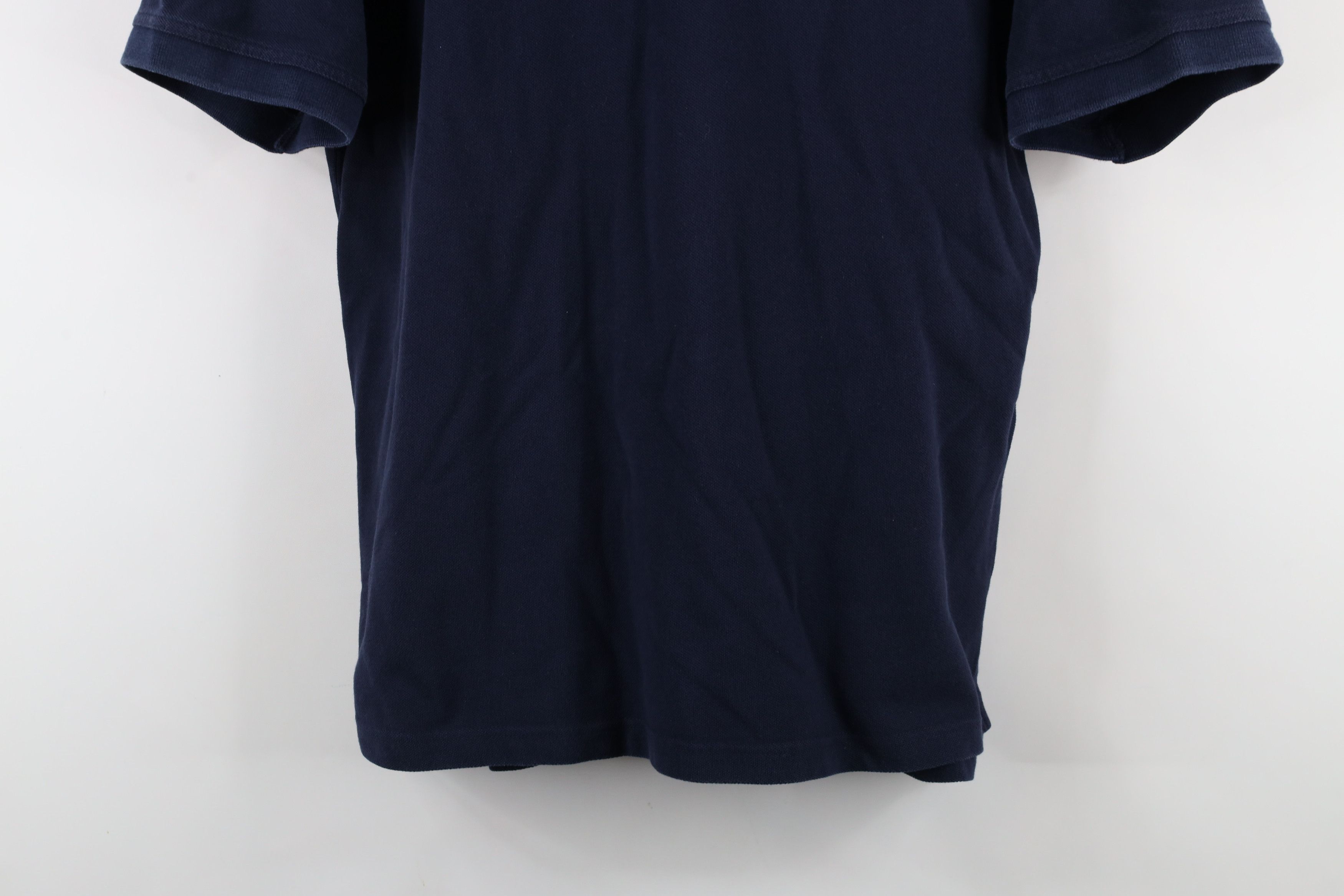 Vintage Vintage 90s Spell Out Notre Dame University Polo Shirt Blue Size US M / EU 48-50 / 2 - 3 Thumbnail