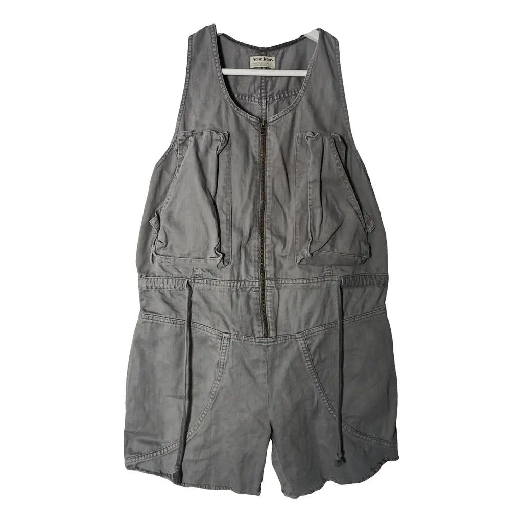 Acne Studios Acne denim jumpsuit jeans cotton grey blue Size 26" / US 2 / IT 38 - 1 Thumbnail