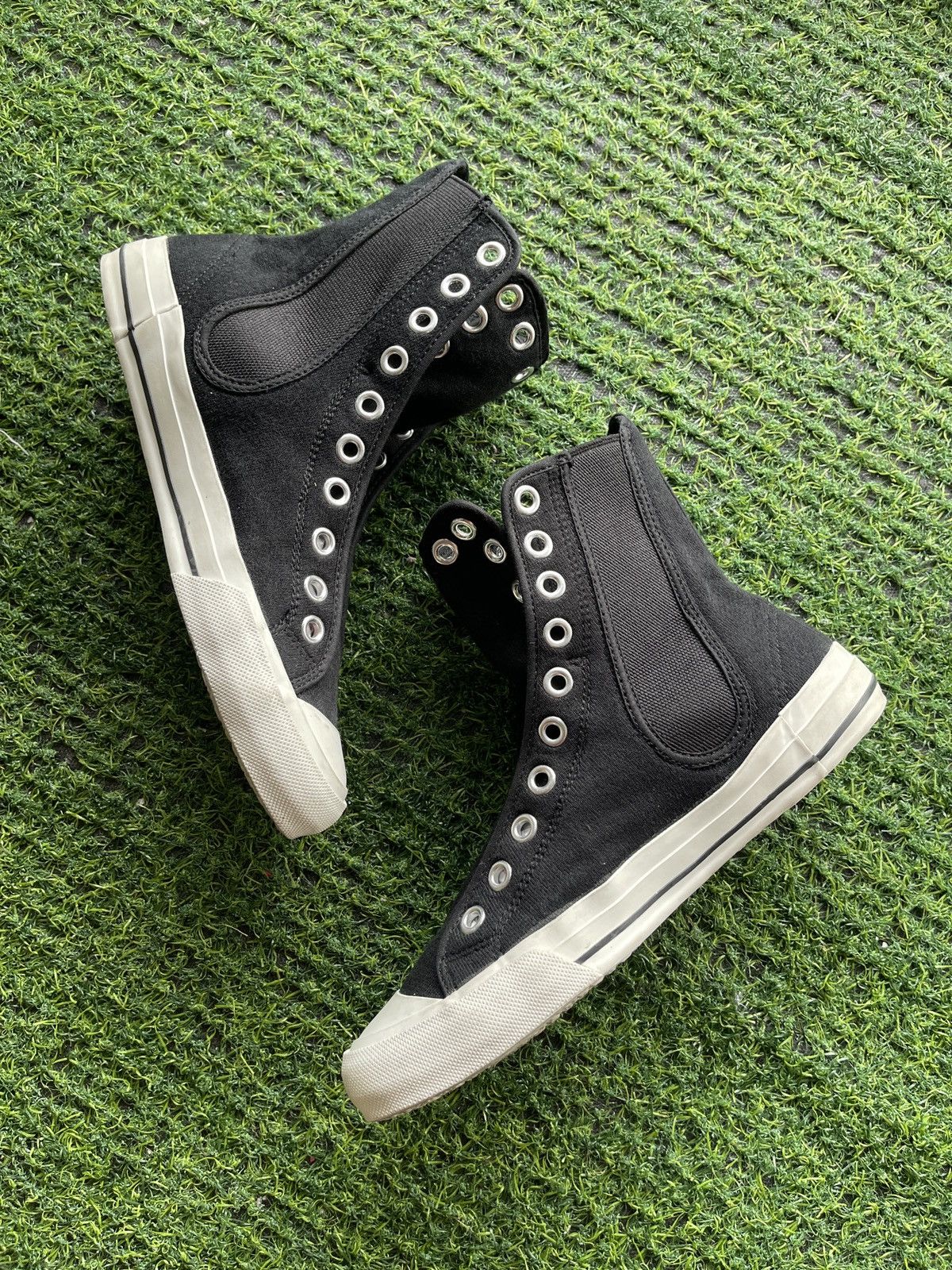 Designer × Limi Feu × Yohji Yamamoto Limi Feu Yohji Yamamoto Hi-Top Sneakers Size US 6.5 / IT 36.5 - 4 Thumbnail