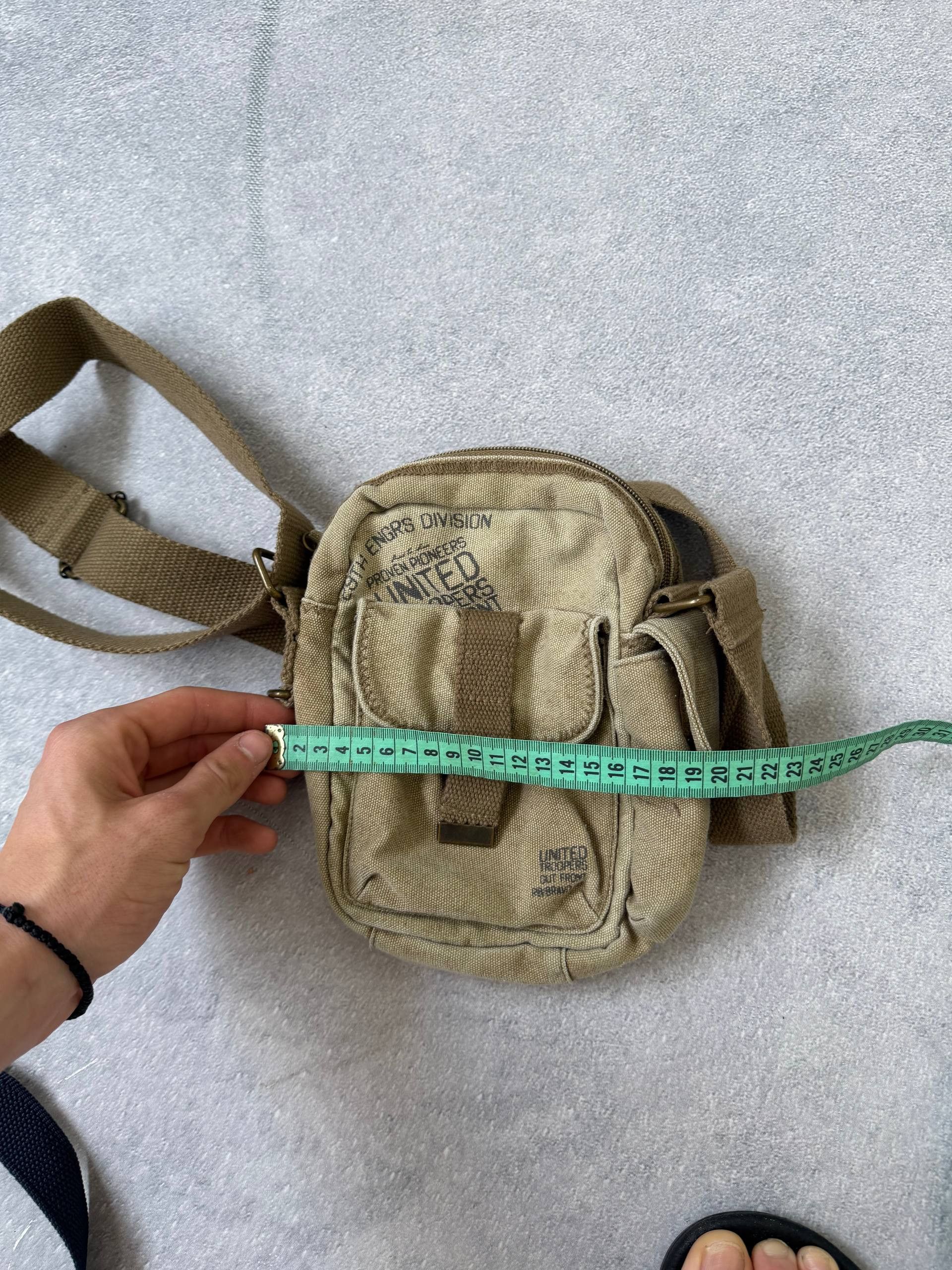 Vintage Vintage 90s Army Diesel Style Crossbody Mini Bag Size ONE SIZE - 12 Thumbnail