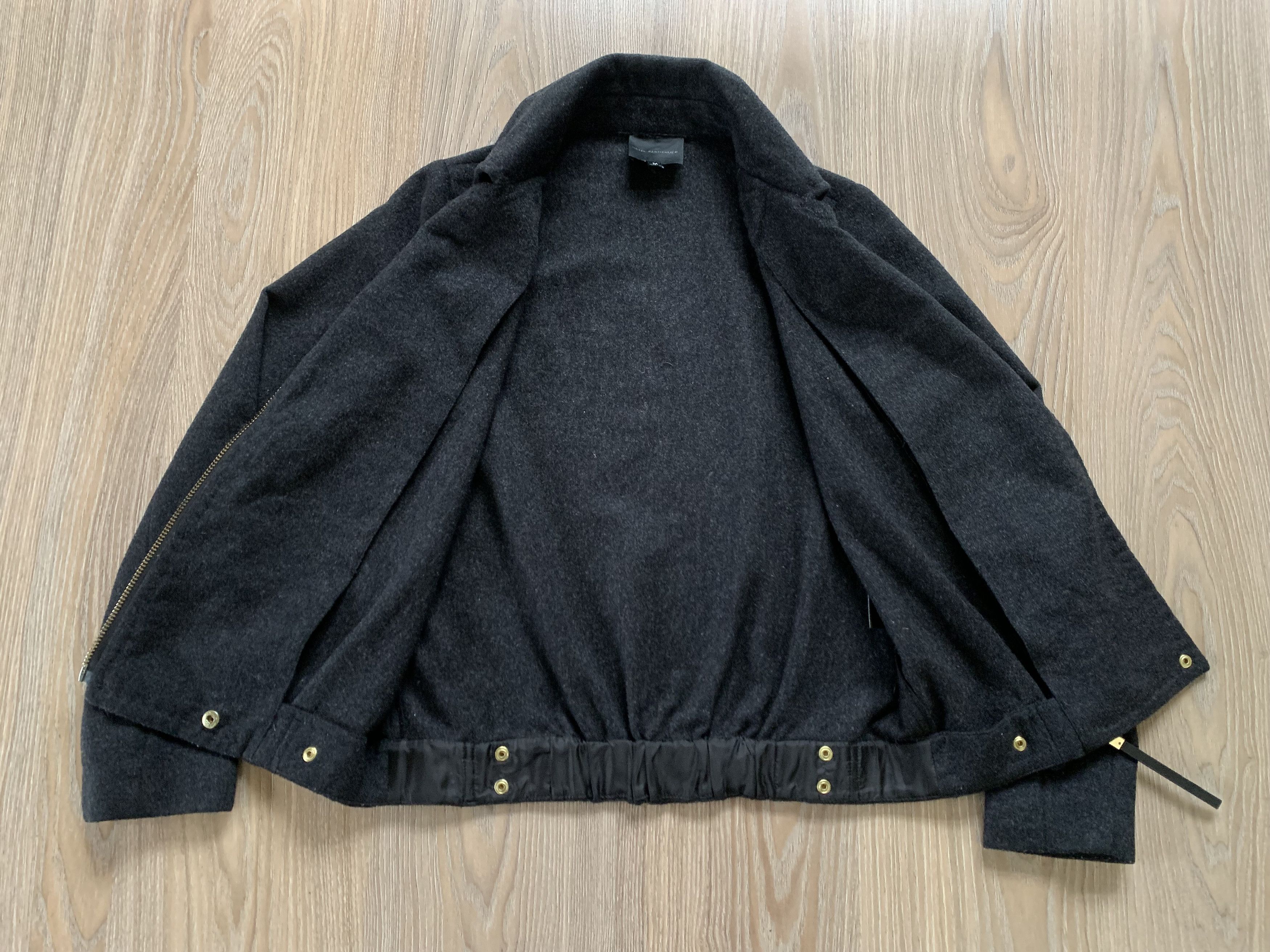 Other Hotel Particulier Lamb Wool Bomber Biker Jacket Size M / US 6-8 / IT 42-44 - 4 Thumbnail