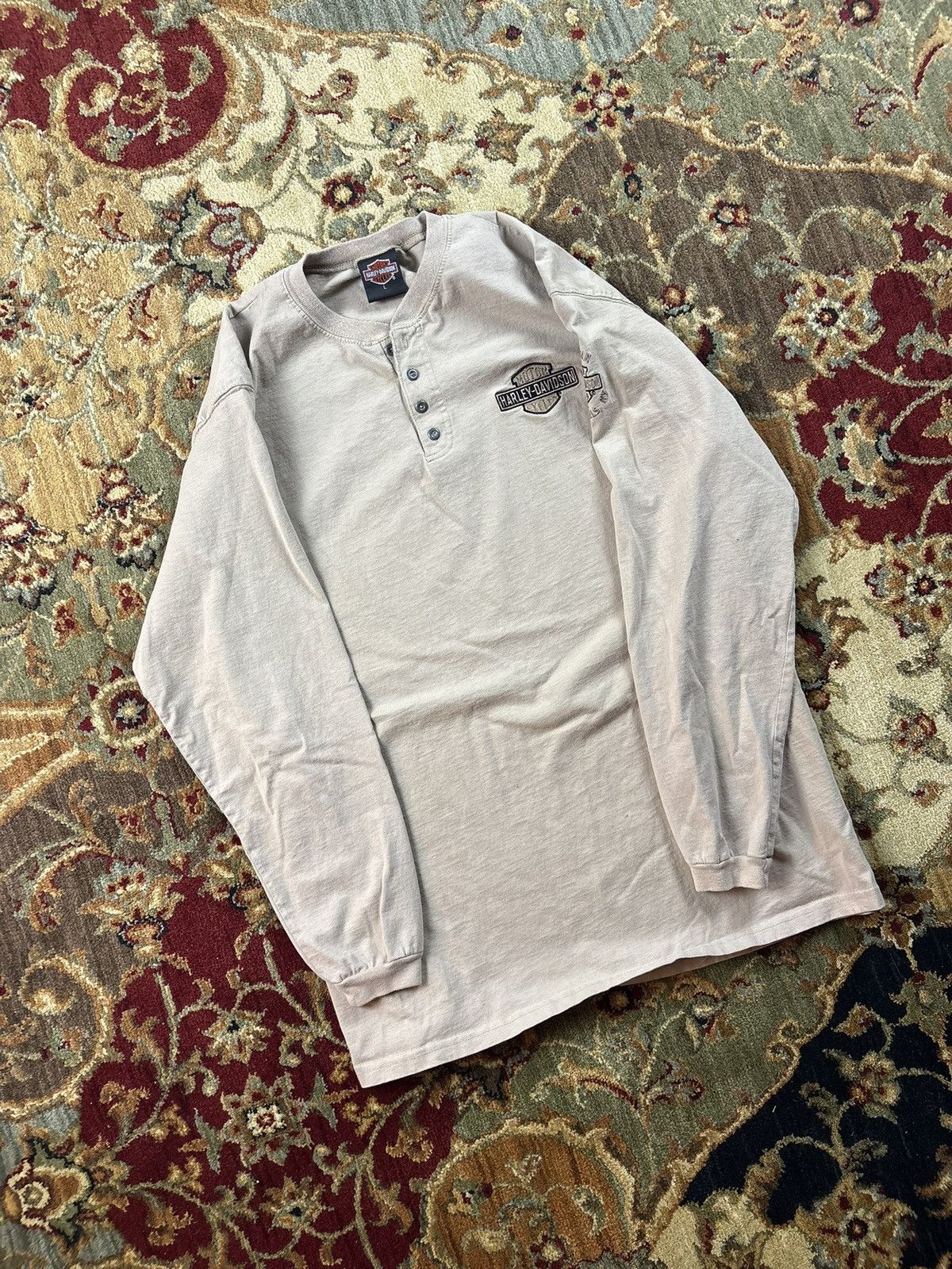 Harley Davidson Vintage 1990’s Harley Davidson long sleeve shirt Size US L / EU 52-54 / 3 - 1 Thumbnail