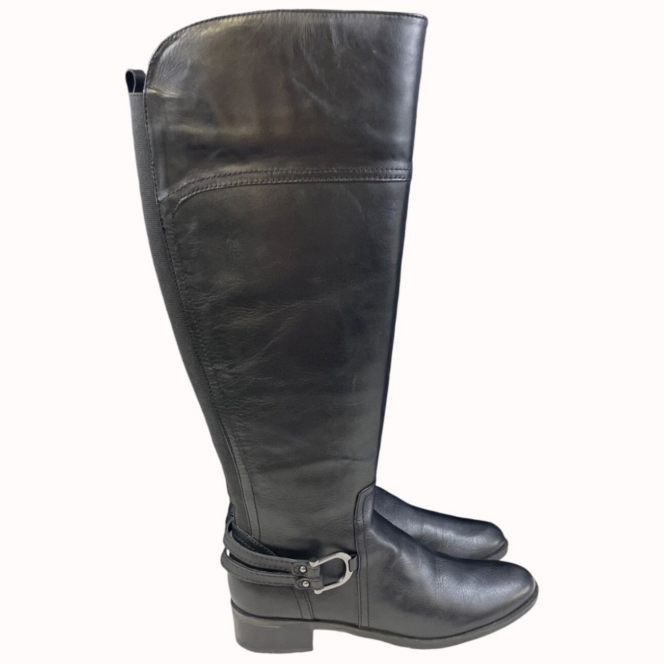 Other Audrey Brooke Women's Black Shoes/Knee High Boots Sz 8.5M SK Size US 8.5 / IT 38.5 - 3 Thumbnail