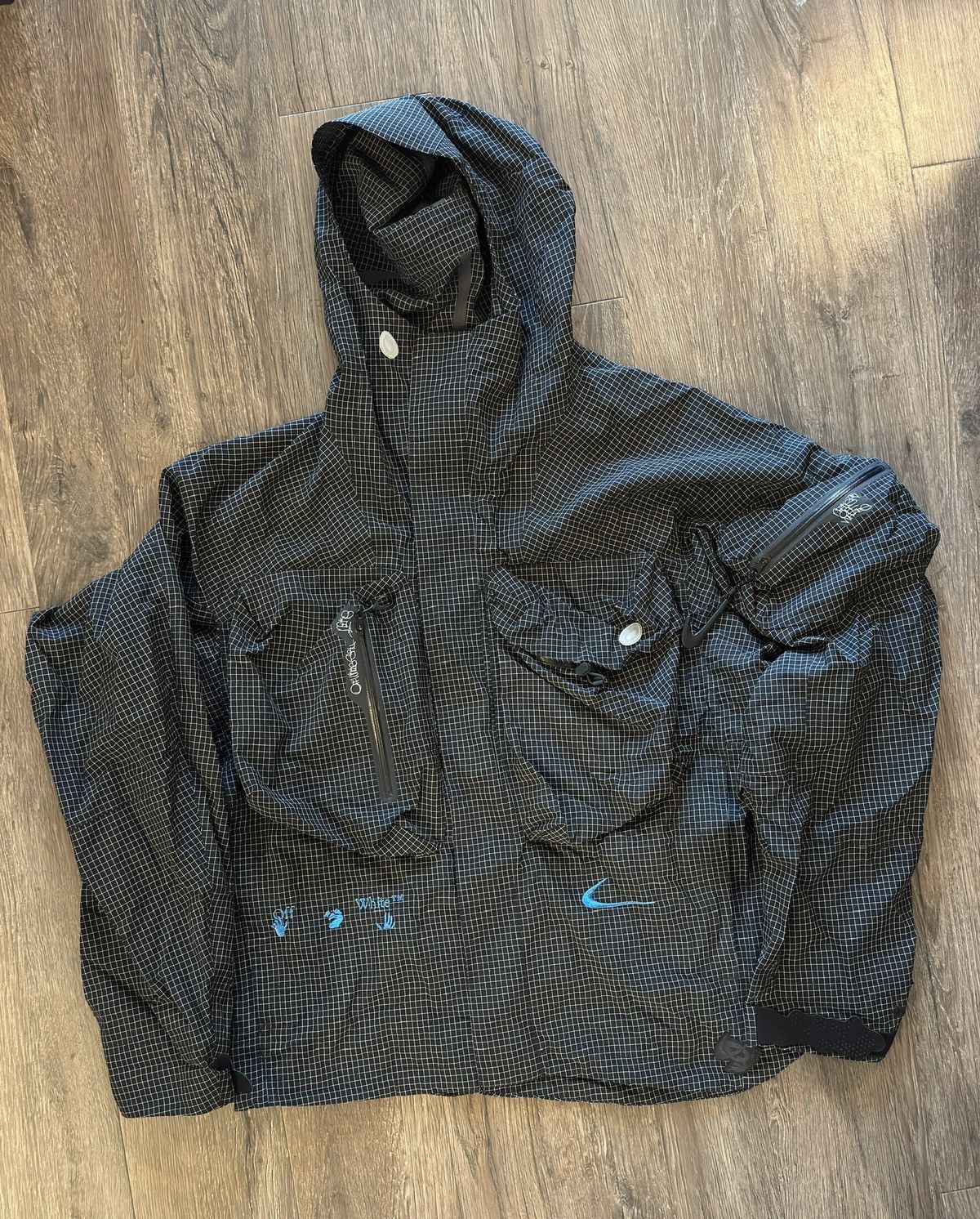 Nike × Off-White Jacket 004 Black Size US M / EU 48-50 / 2 - 1 Thumbnail