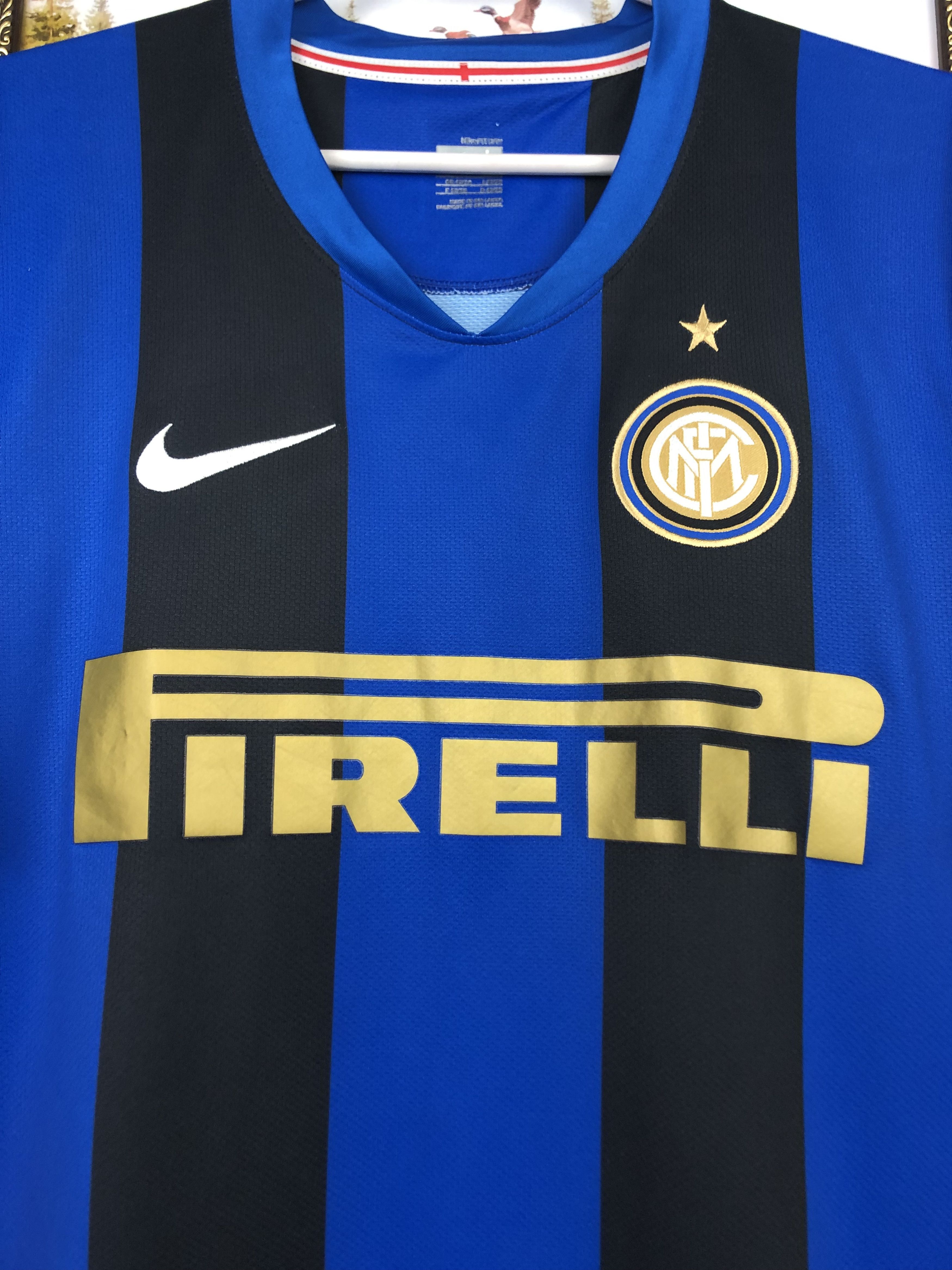 Nike Internazionale Inter Milan football shirt 2008 Soccer Jersey Size US L / EU 52-54 / 3 - 3 Thumbnail