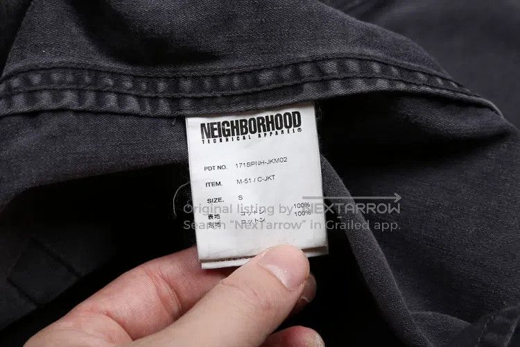 Neighborhood Neighborhood Military Fish Tail Washed Wax Dyed Windbreake Size US S / EU 44-46 / 1 - 7 Thumbnail