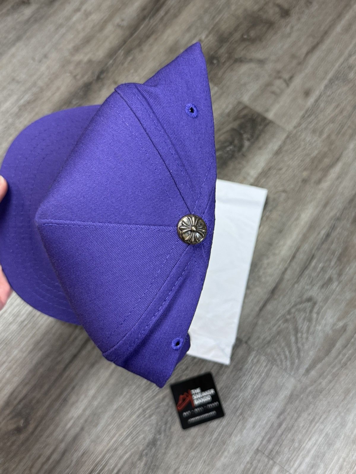 Chrome Hearts Chrome Hearts 5 Panel CH silver button baseball cap Size ONE SIZE - 2 Thumbnail