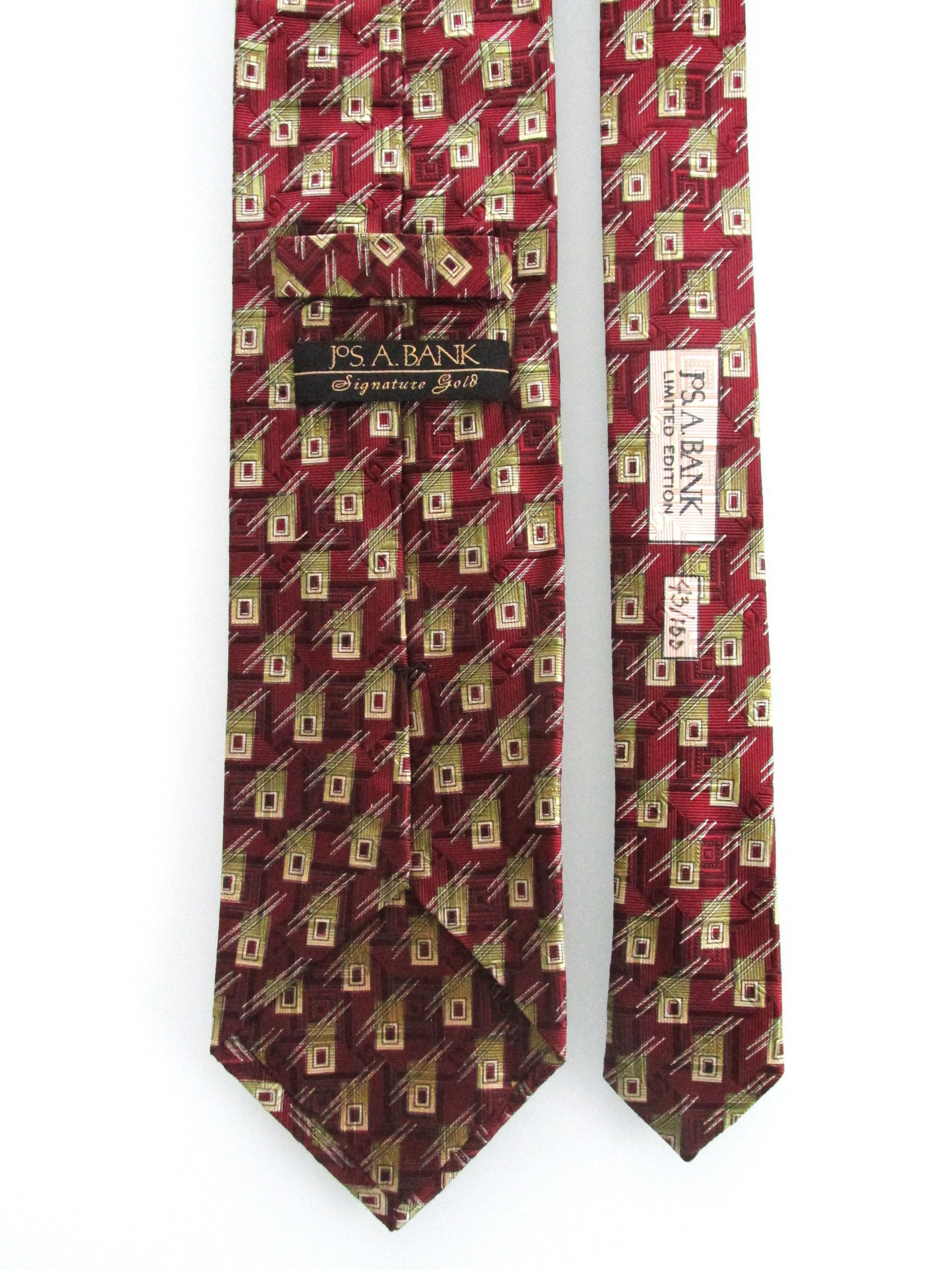 Jos. A. Bank Jos. A. Bank Limited Edition Men's Signature Gold Silk Tie Size ONE SIZE - 4 Thumbnail