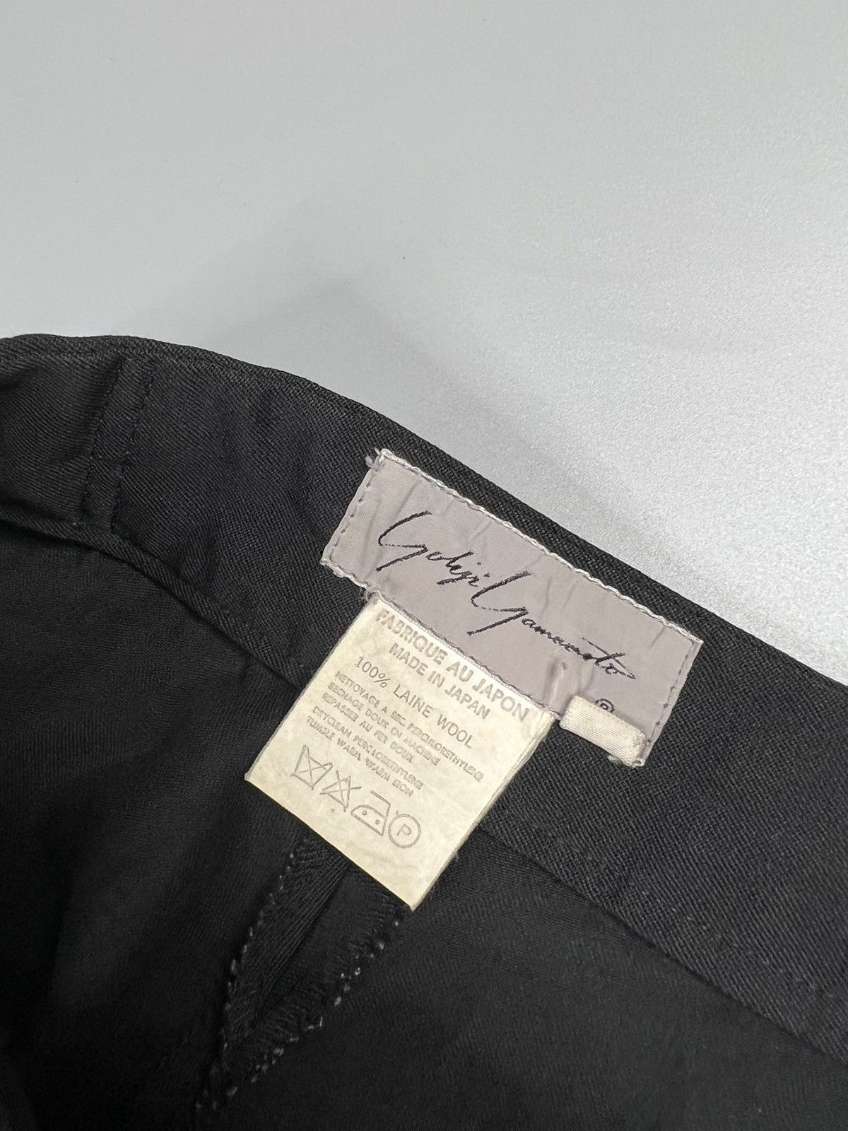Yohji Yamamoto Archive 1980’s Yohji Yamamoto Mainline Wool Highwaist Pants Size US 28 / EU 44 - 9 Thumbnail