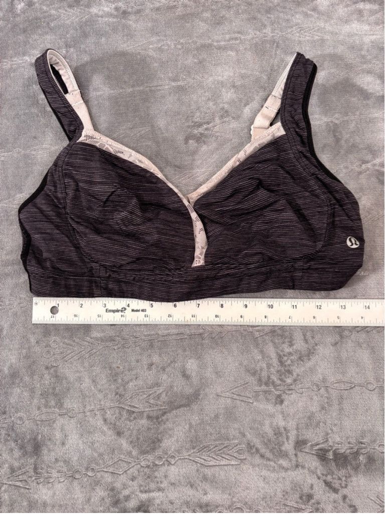 Lululemon Women's Lululemon Sports Bra, Size 10, Dark Gray Size ONE SIZE - 2 Thumbnail