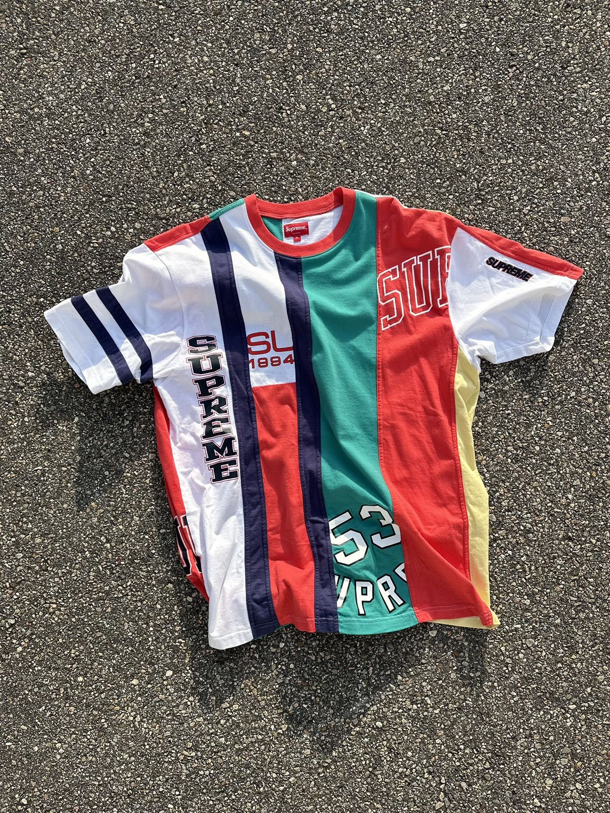 Supreme Supreme Patch Work T-Shirt Size US XL / EU 56 / 4 - 1 Thumbnail
